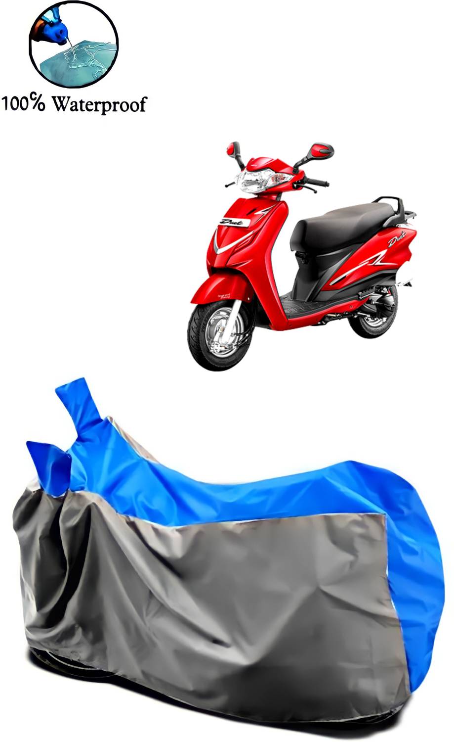 Autofly Waterproof Two Wheeler Cover for Hero