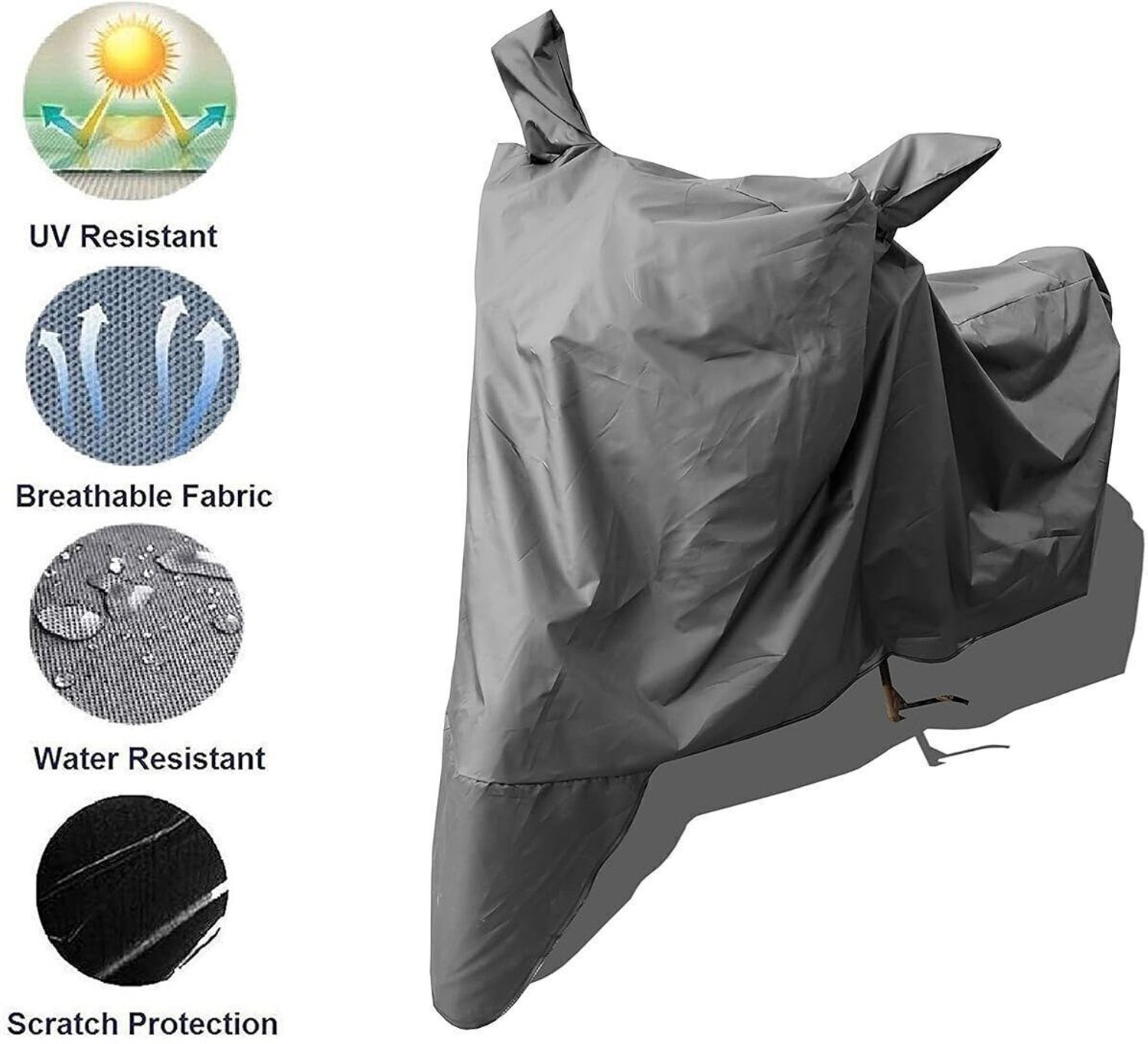 Image of Kanisha Waterproof Two Wheeler Cover for Hero