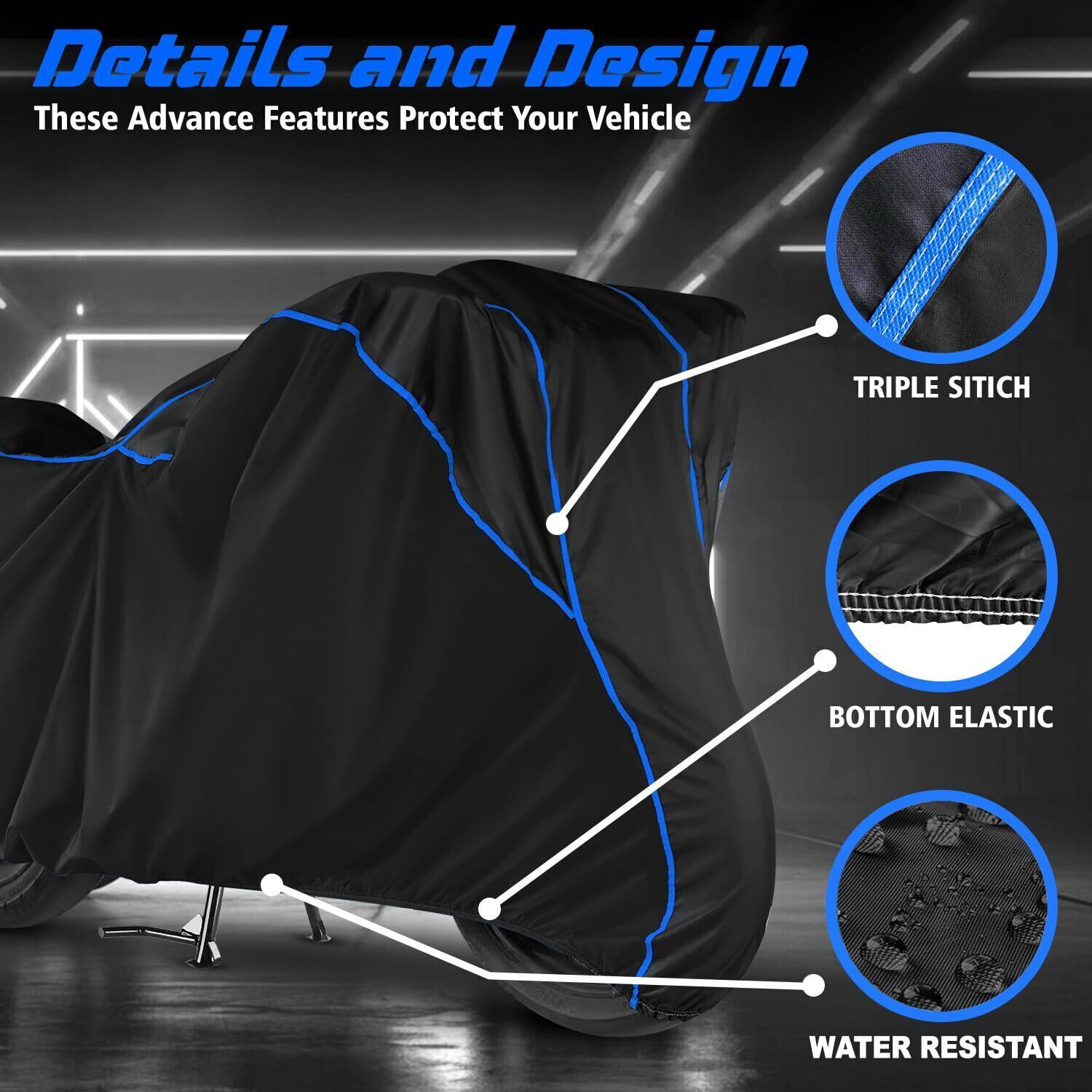 Image of TAXZONE Waterproof Two Wheeler Cover for Ather