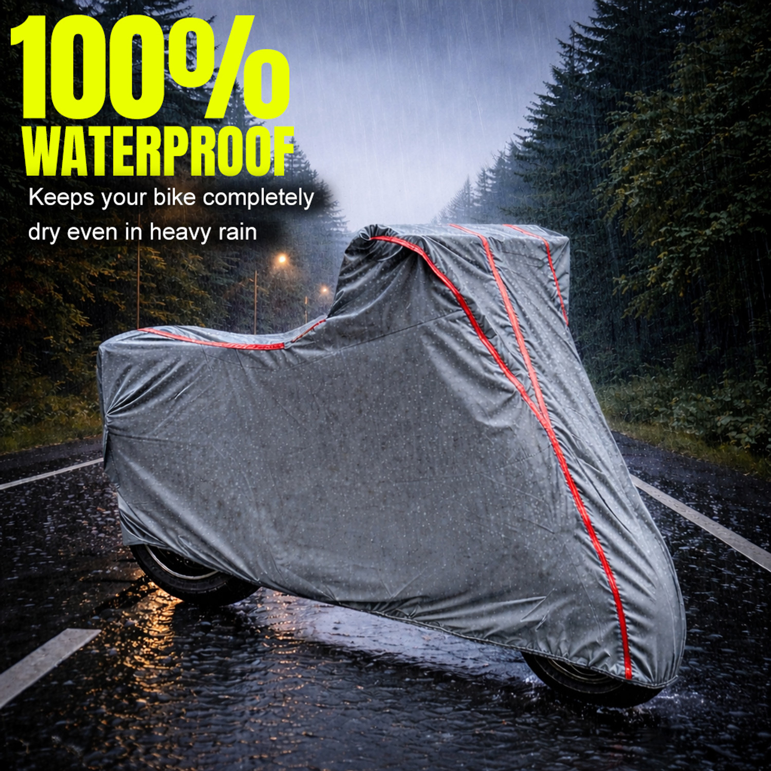 Image of Oto2eye Waterproof Two Wheeler Cover for Royal Enfield