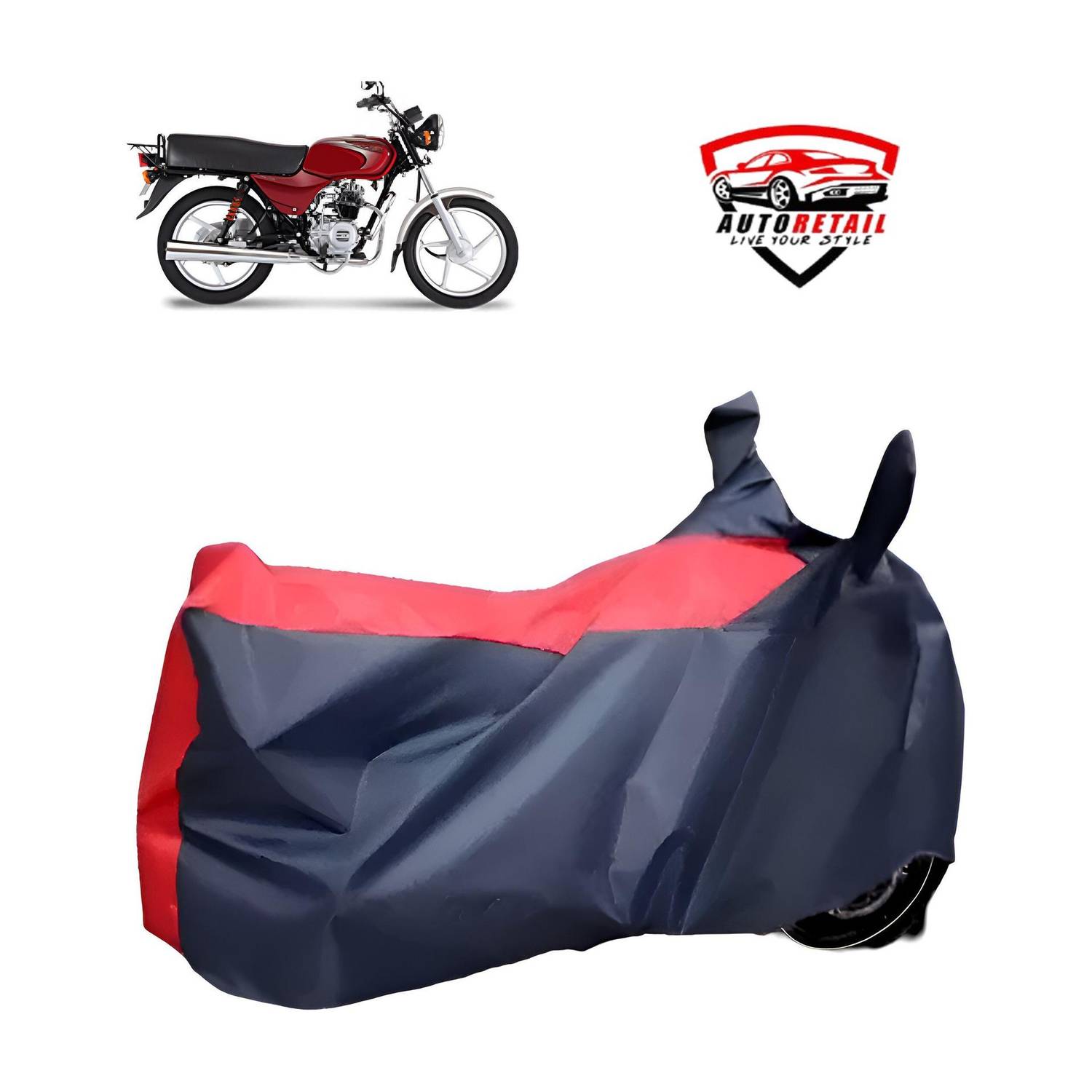 AutoRetail Waterproof Two Wheeler Cover for Bajaj