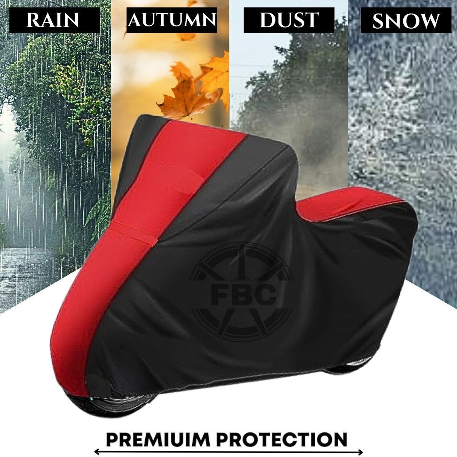 Image of AUTOCAD Waterproof Two Wheeler Cover for TVS