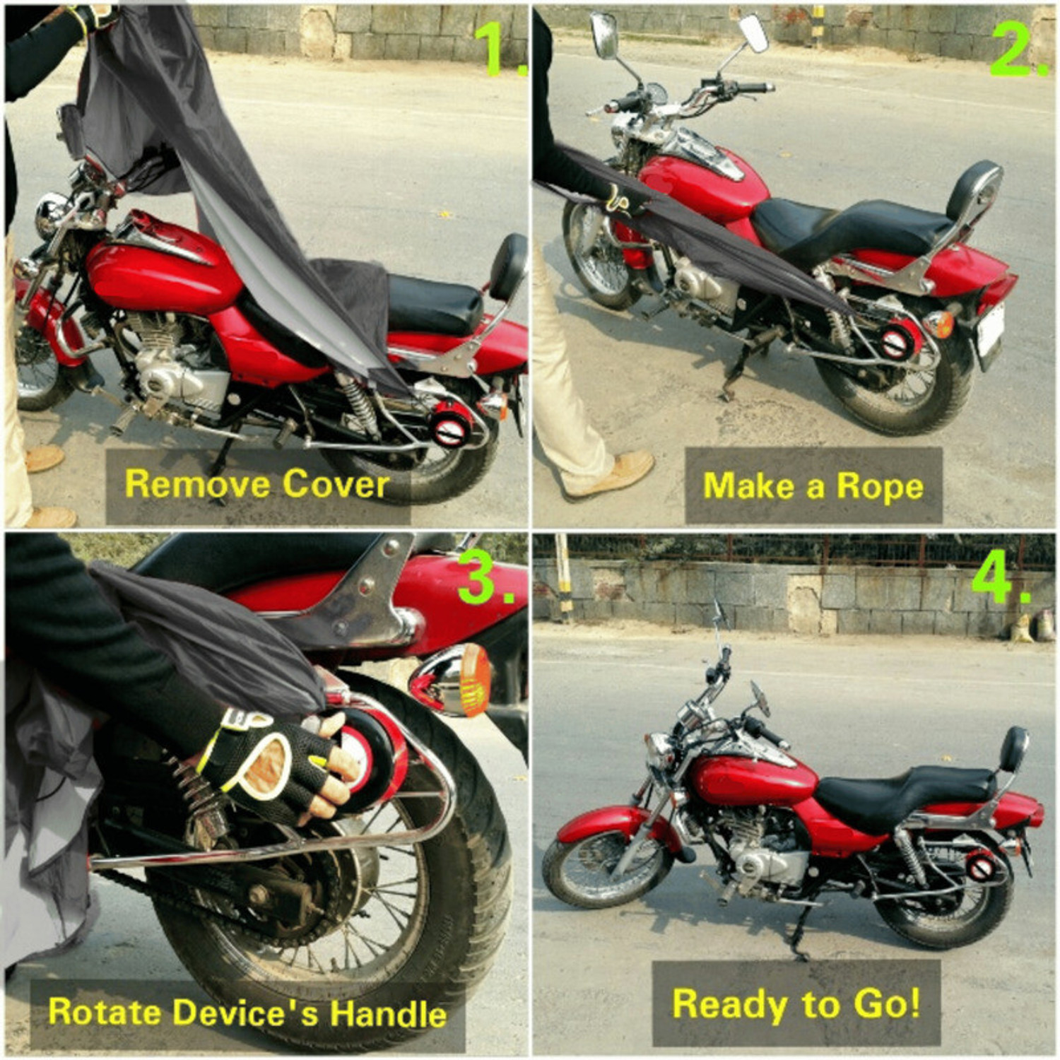 Image of BIKE BLAZER Waterproof Two Wheeler Cover for Royal Enfield