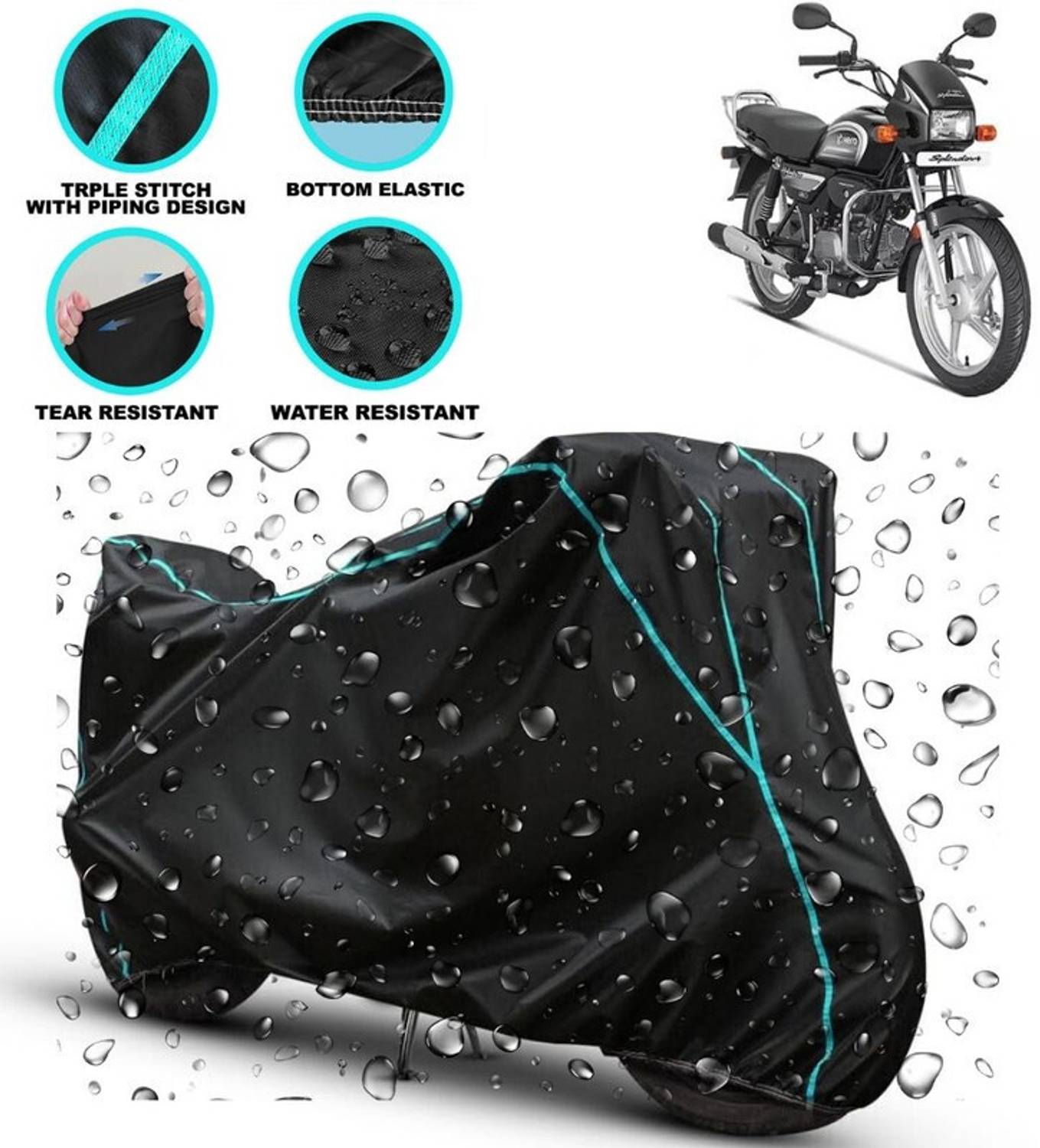 CoverXpert Waterproof Two Wheeler Cover for Hero
