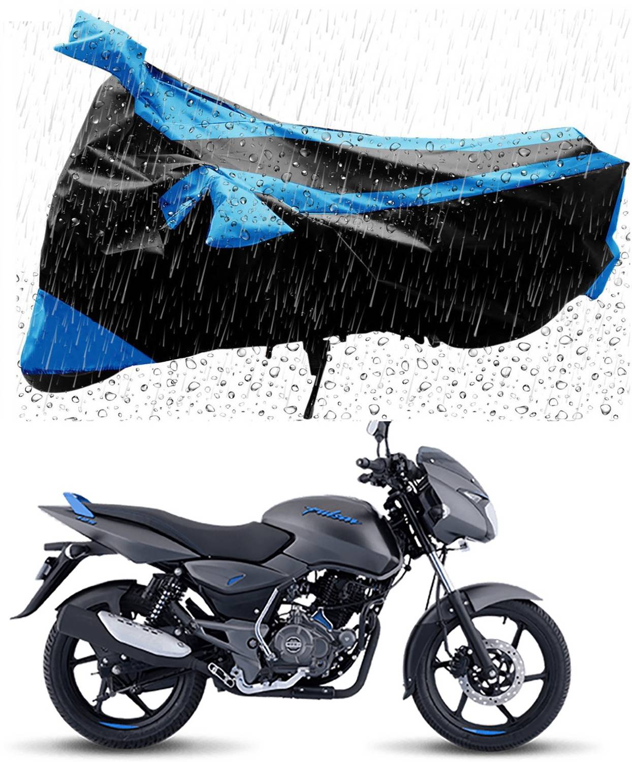 Furious3D Two Wheeler Cover for Bajaj