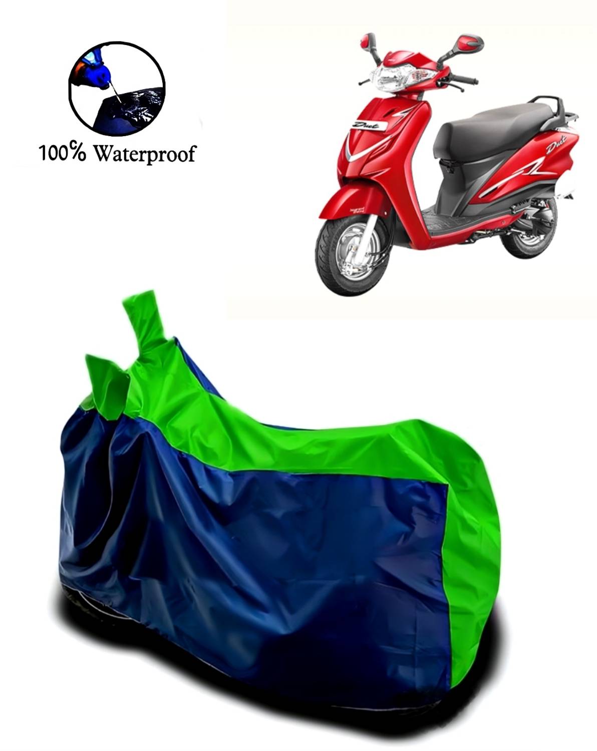 Autofly Waterproof Two Wheeler Cover for Hero