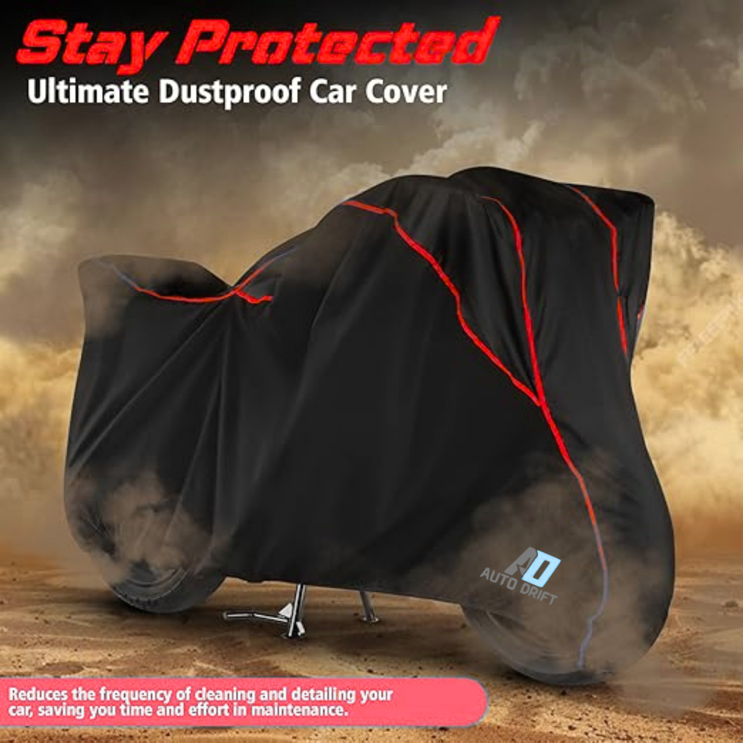 Image of Auto Drift Waterproof Two Wheeler Cover for Suzuki