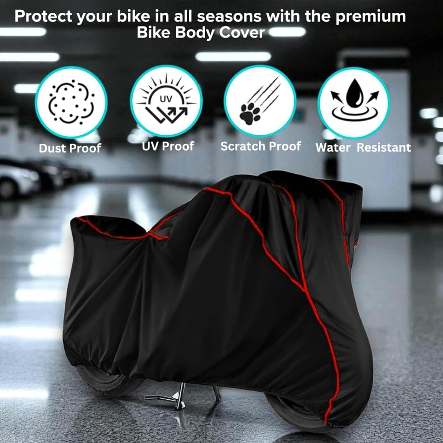 Image of PEDALUP Waterproof Two Wheeler Cover for Bajaj