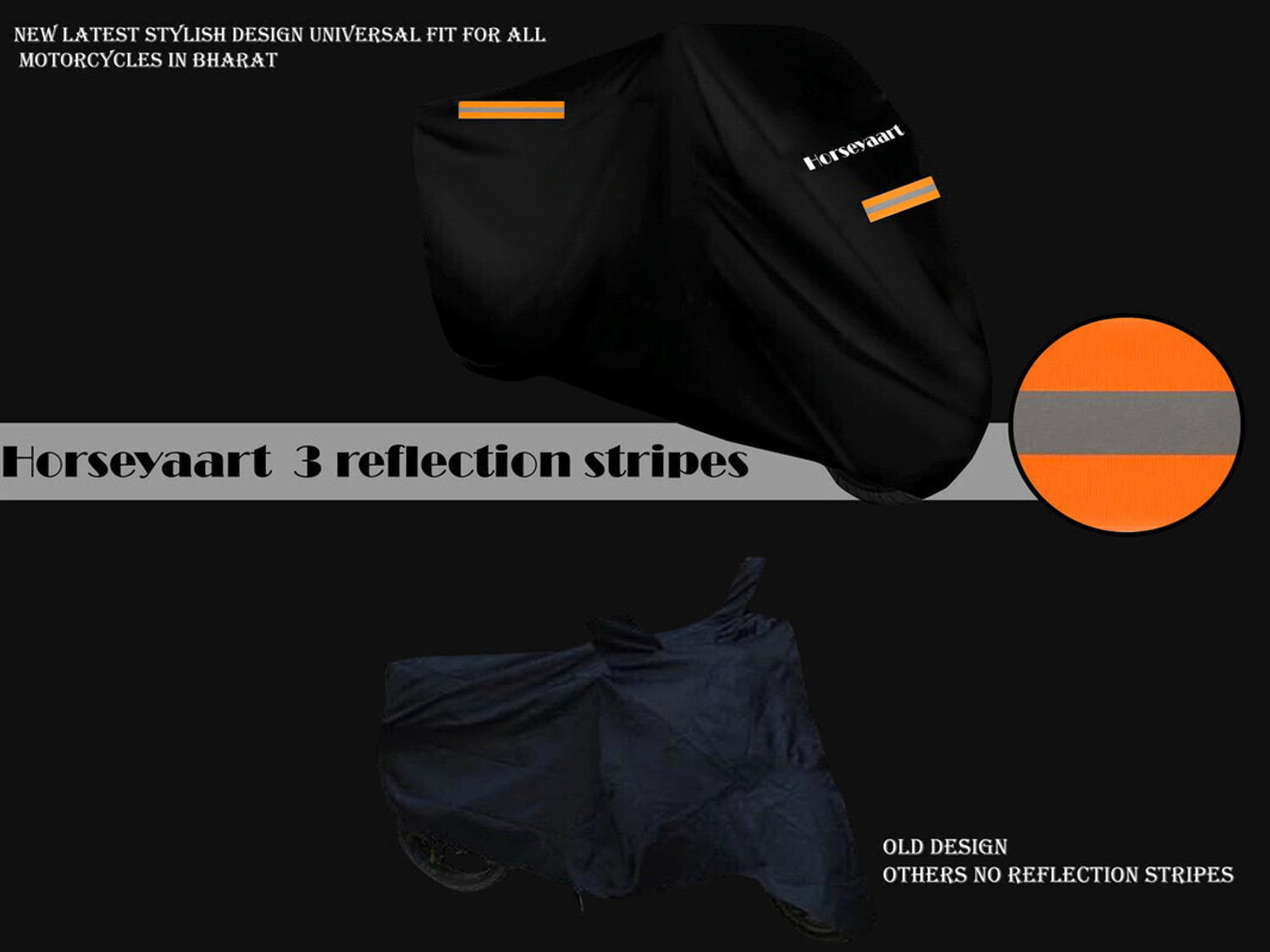 Image of Horseyaart Waterproof Two Wheeler Cover for Royal Enfield