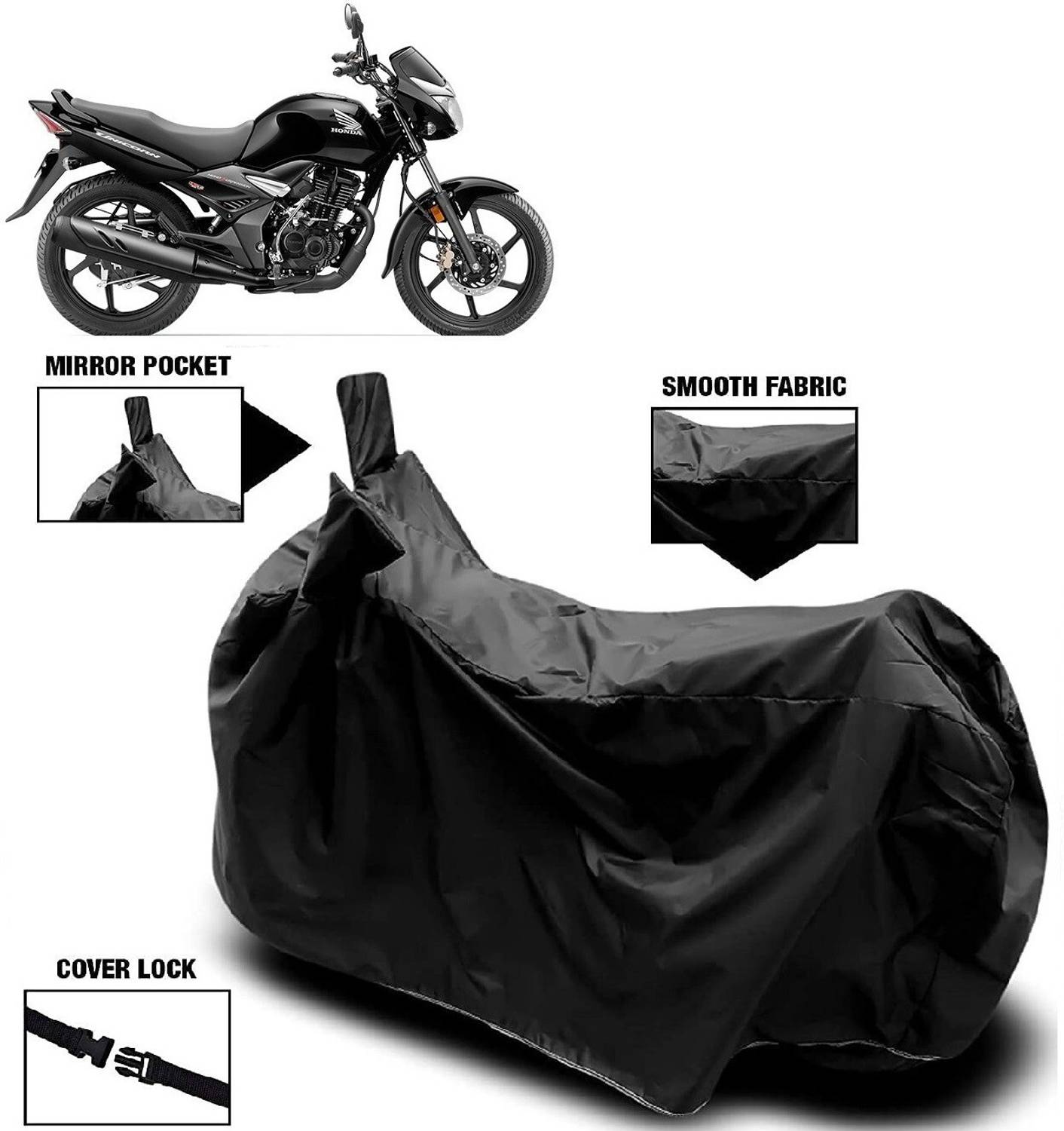 AJSTAR Waterproof Two Wheeler Cover for Honda