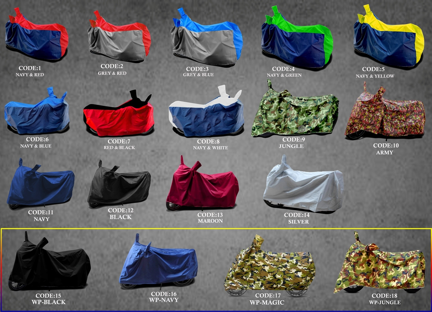 Image of MITHILA MART Waterproof Two Wheeler Cover for Honda