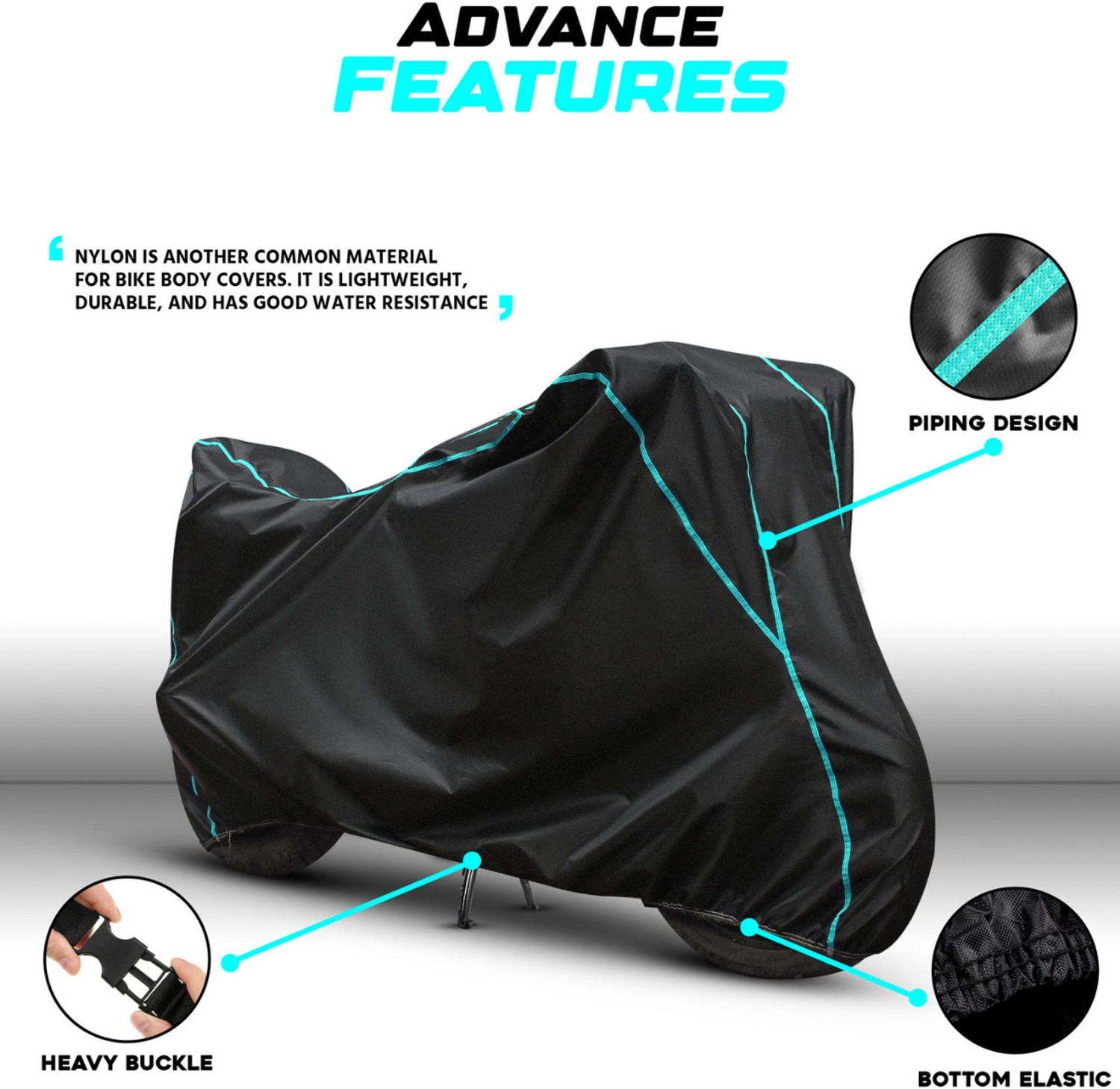 Image of Starvin Waterproof Two Wheeler Cover for Hero