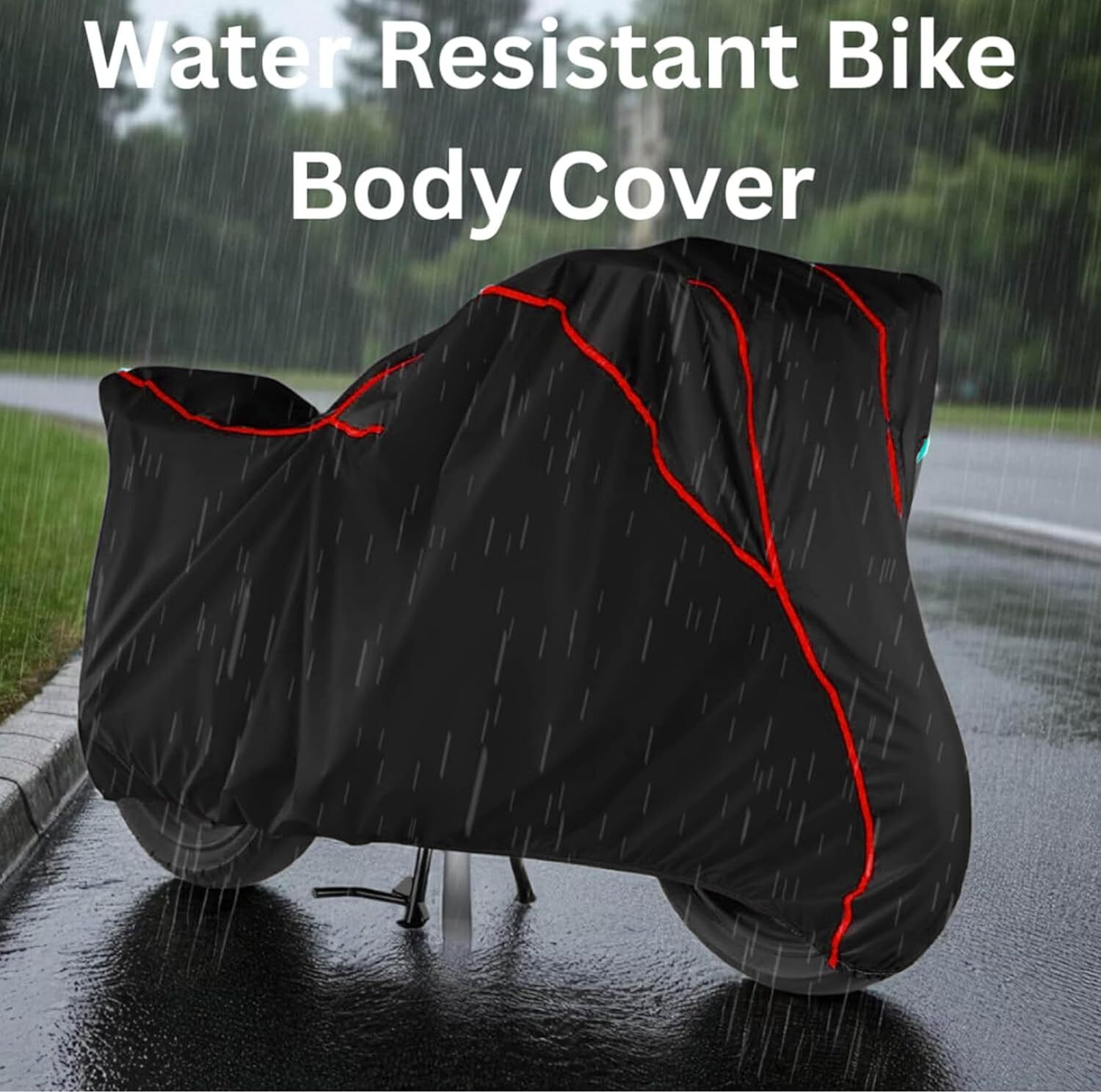Image of HYBRIDS COLLECTION Waterproof Two Wheeler Cover for Bajaj, Hero, Honda, Royal Enfield, TVS