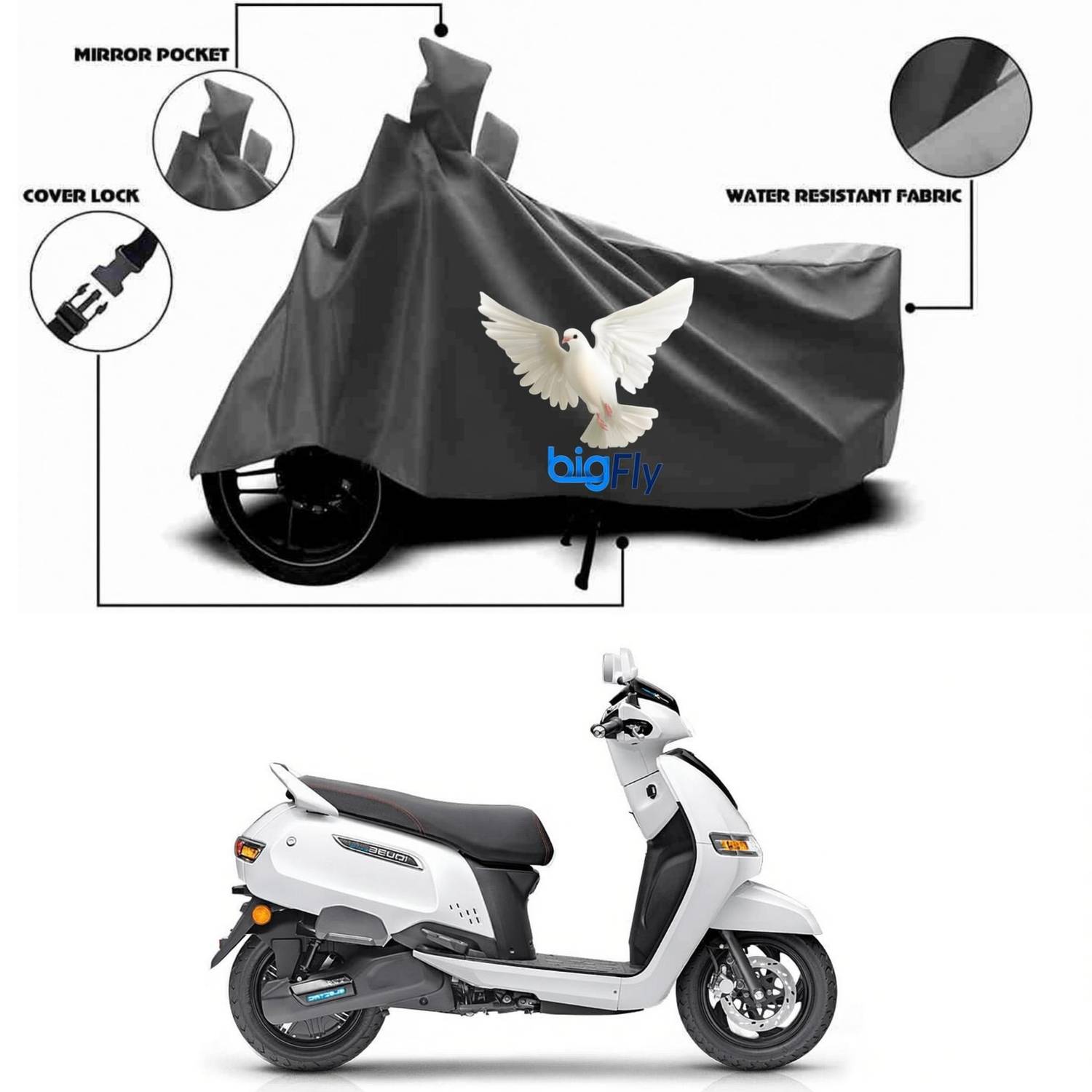 BigFly Two Wheeler Cover for TVS