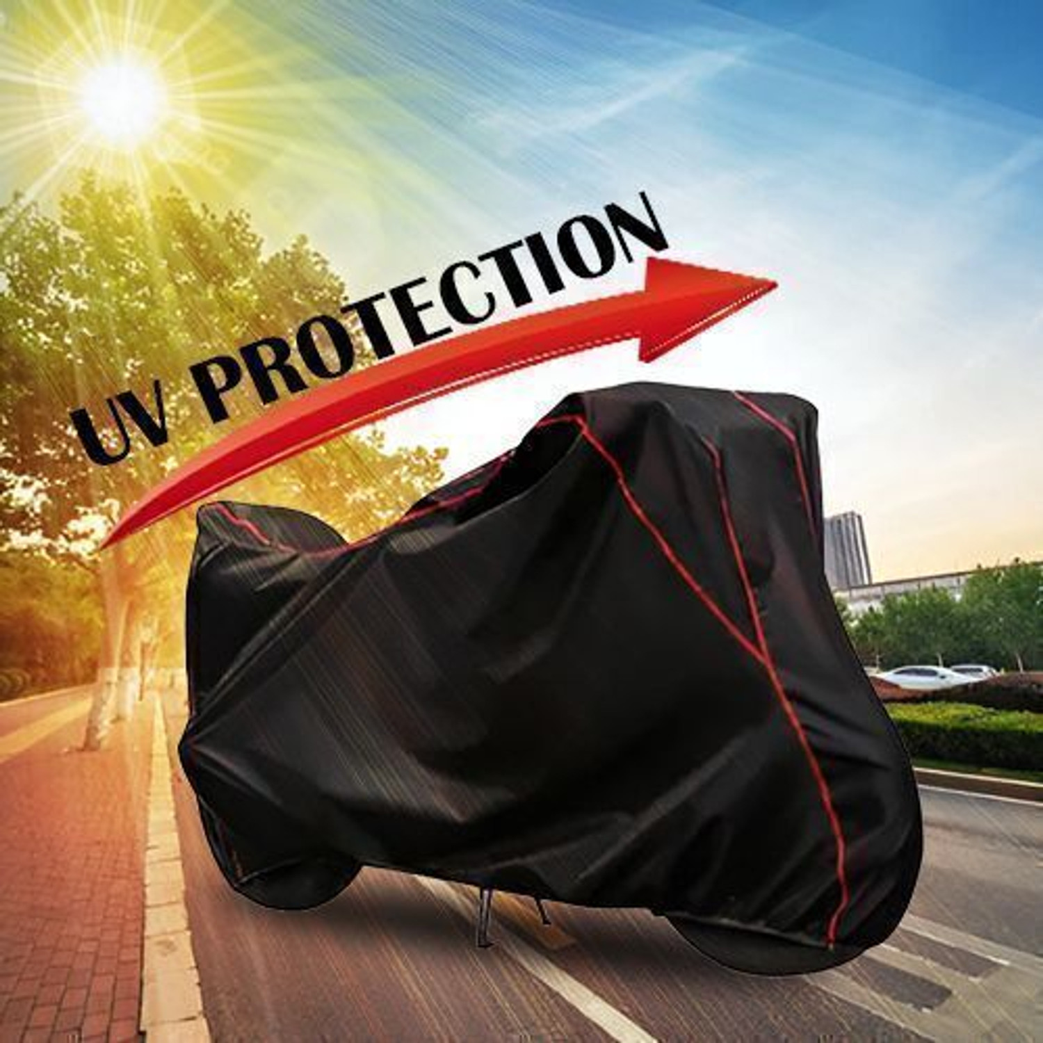Image of DRIVE BLAZE Waterproof Two Wheeler Cover for Honda
