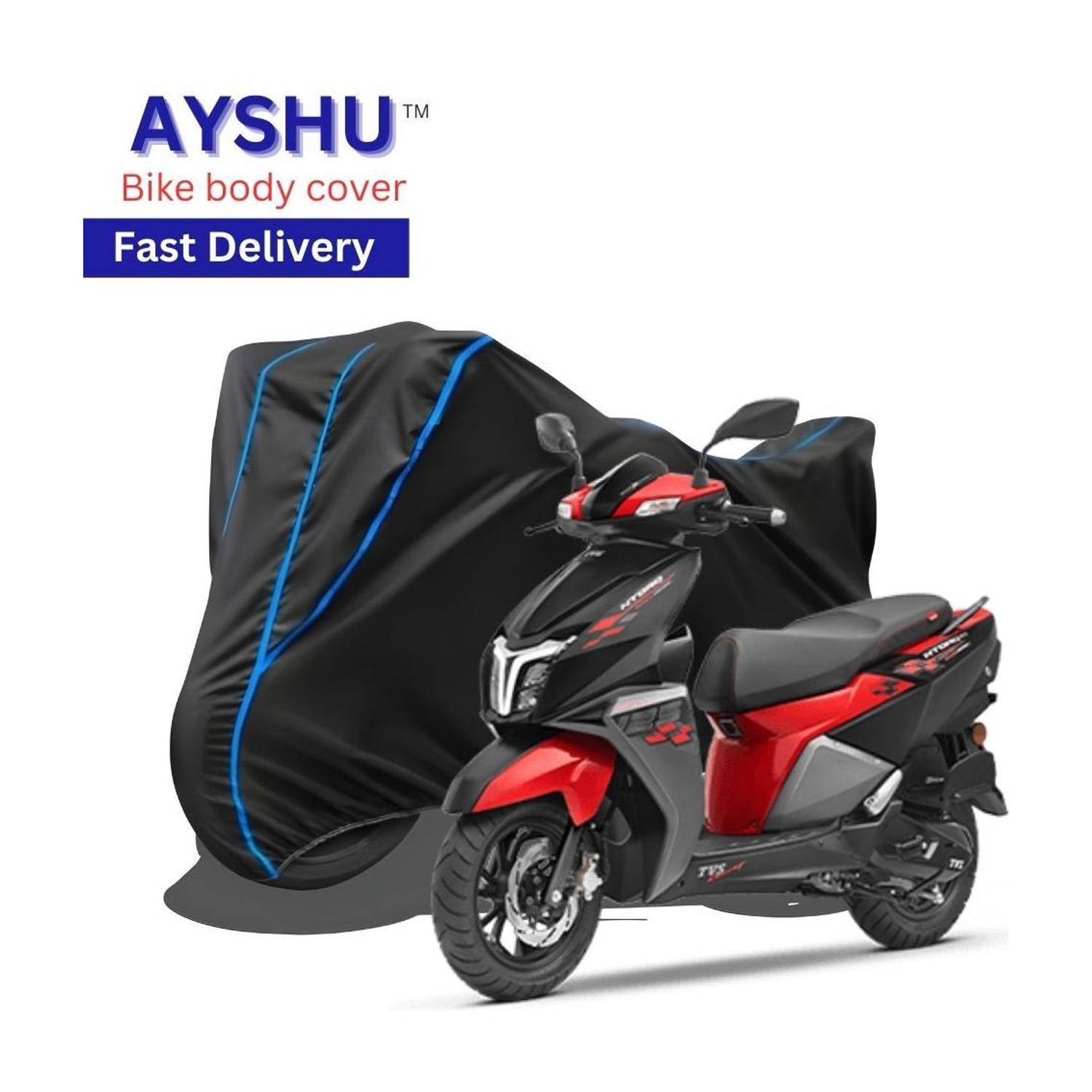 AYSHU Waterproof Two Wheeler Cover for TVS