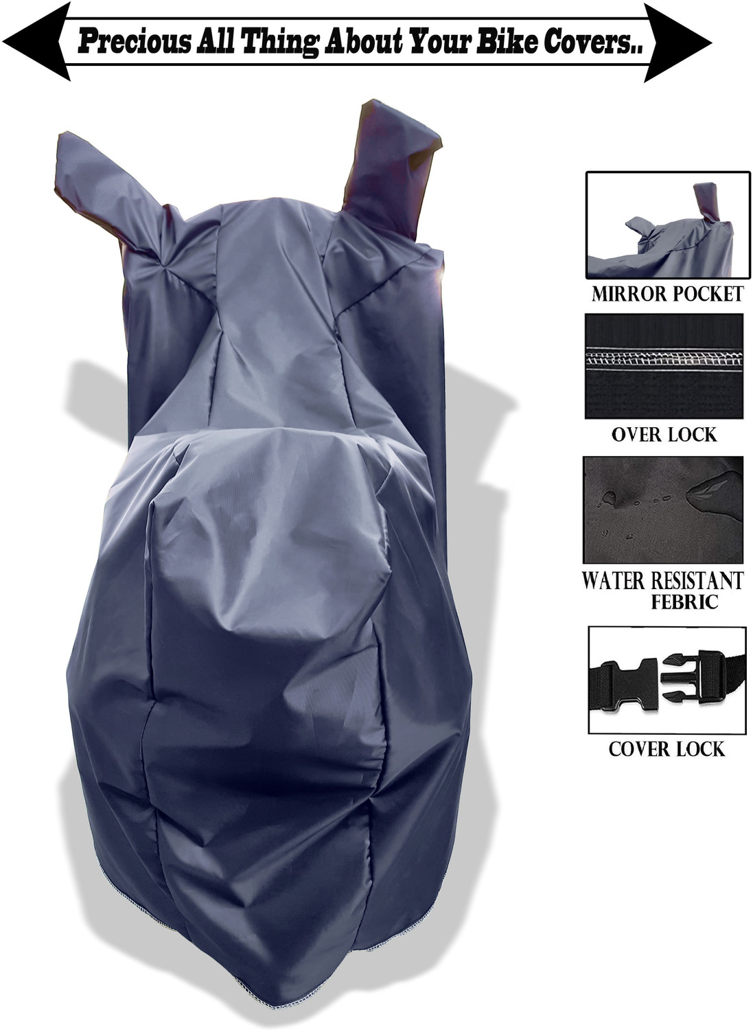 Image of Amexride Two Wheeler Cover for Suzuki