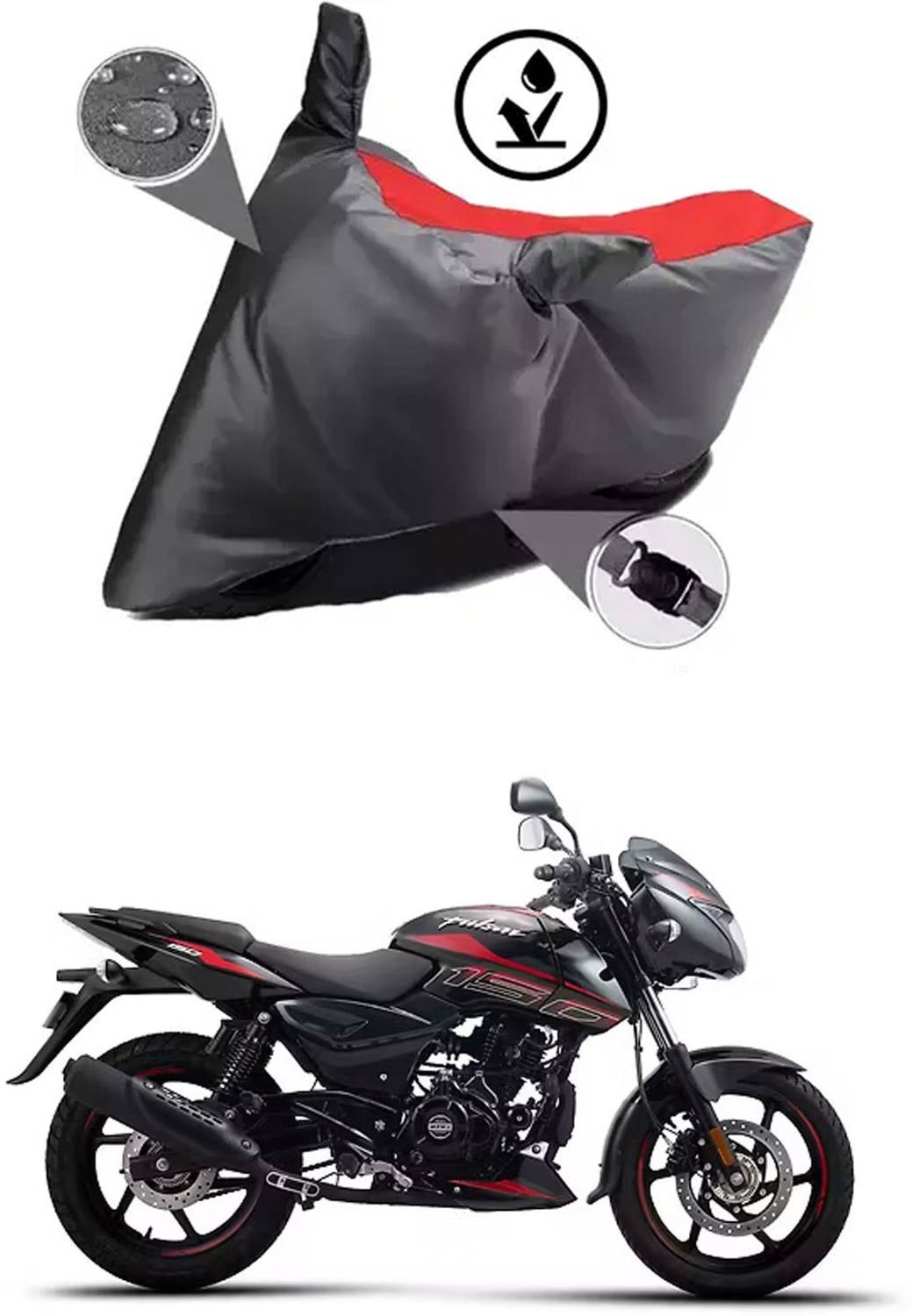 AJSTAR Two Wheeler Cover for Bajaj