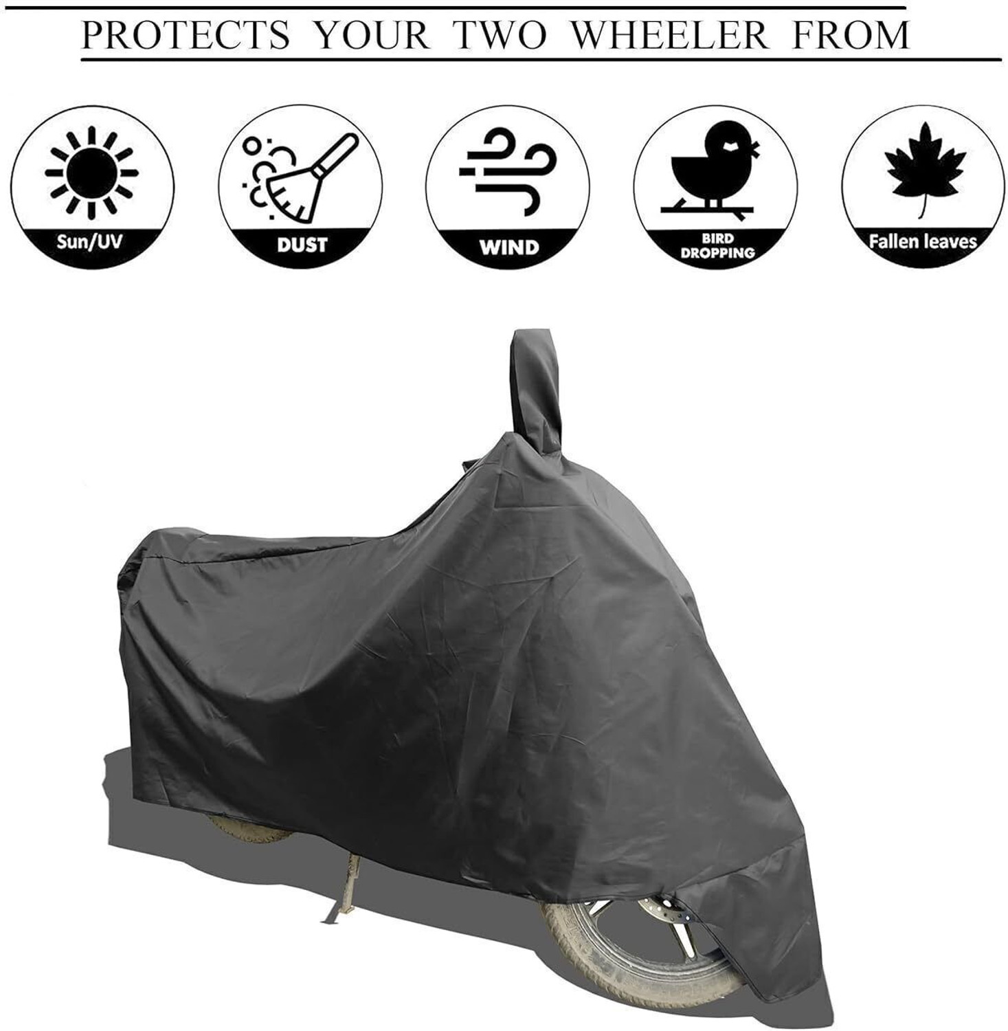 Image of Kanisha Waterproof Two Wheeler Cover for Hero