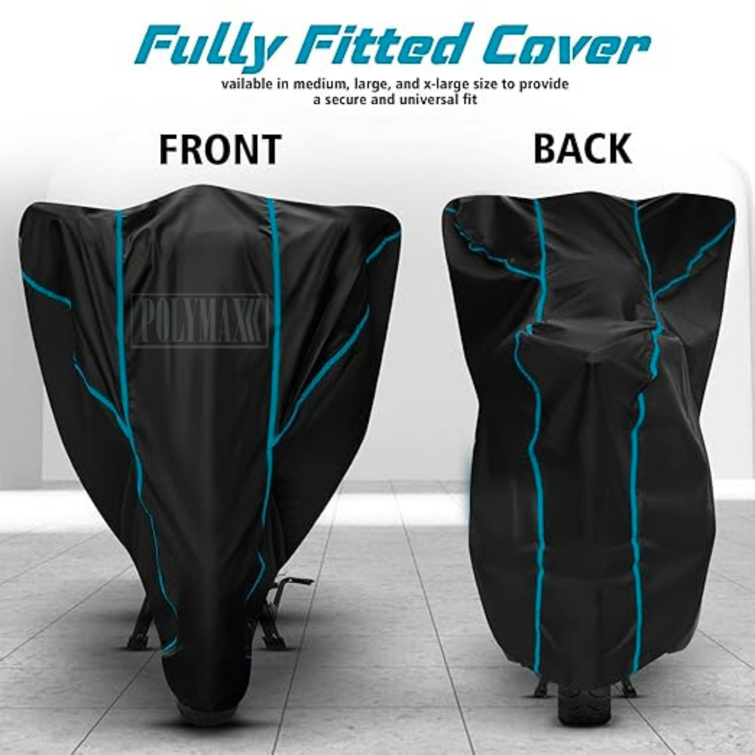 Image of OliverX Waterproof Two Wheeler Cover for TVS
