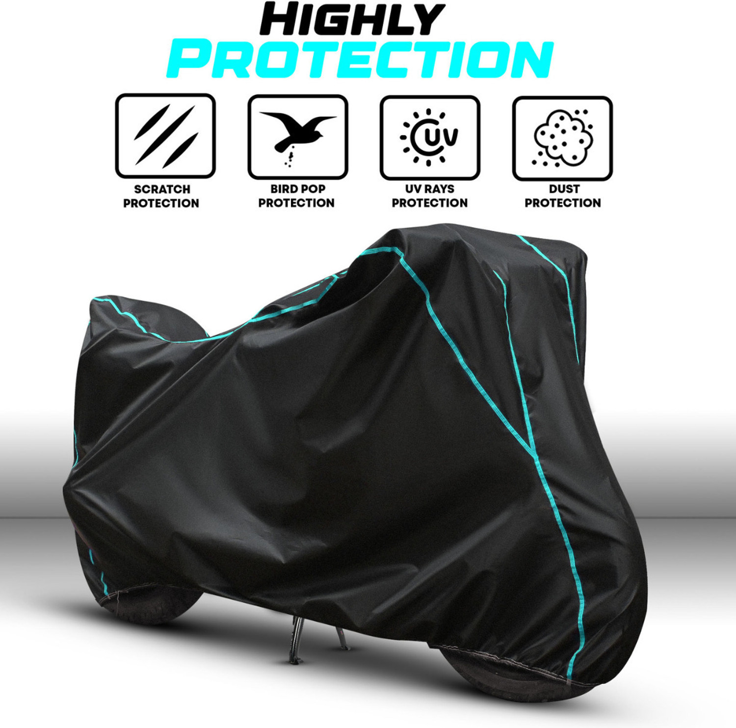 Image of Starvin Waterproof Two Wheeler Cover for Hero