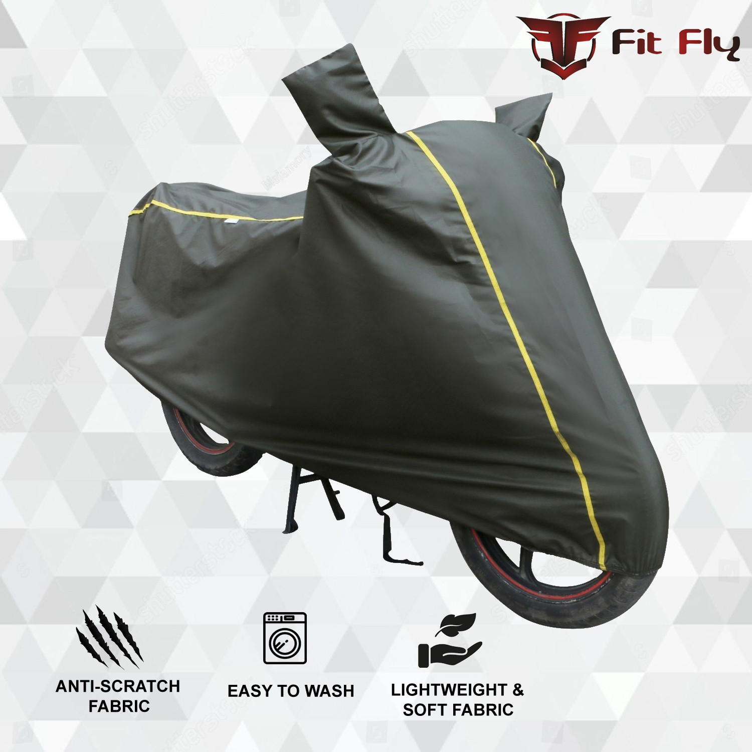 Image of Fit Fly Waterproof Two Wheeler Cover for Bajaj