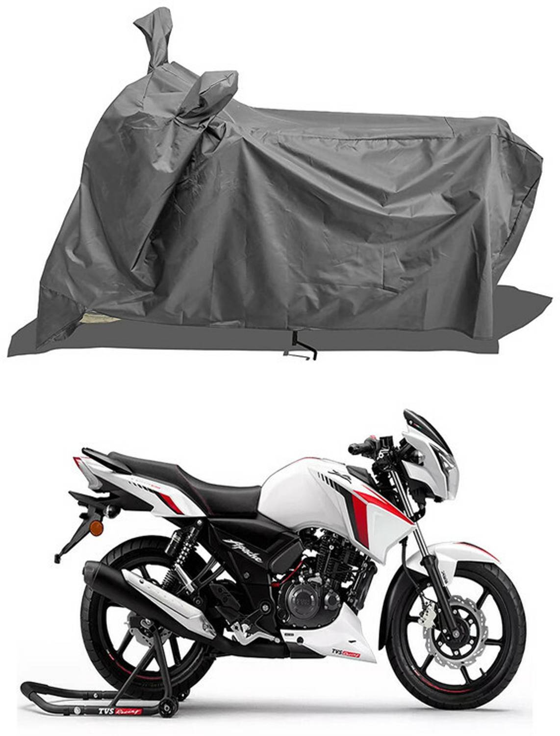 JC AutoHub Waterproof Two Wheeler Cover for TVS
