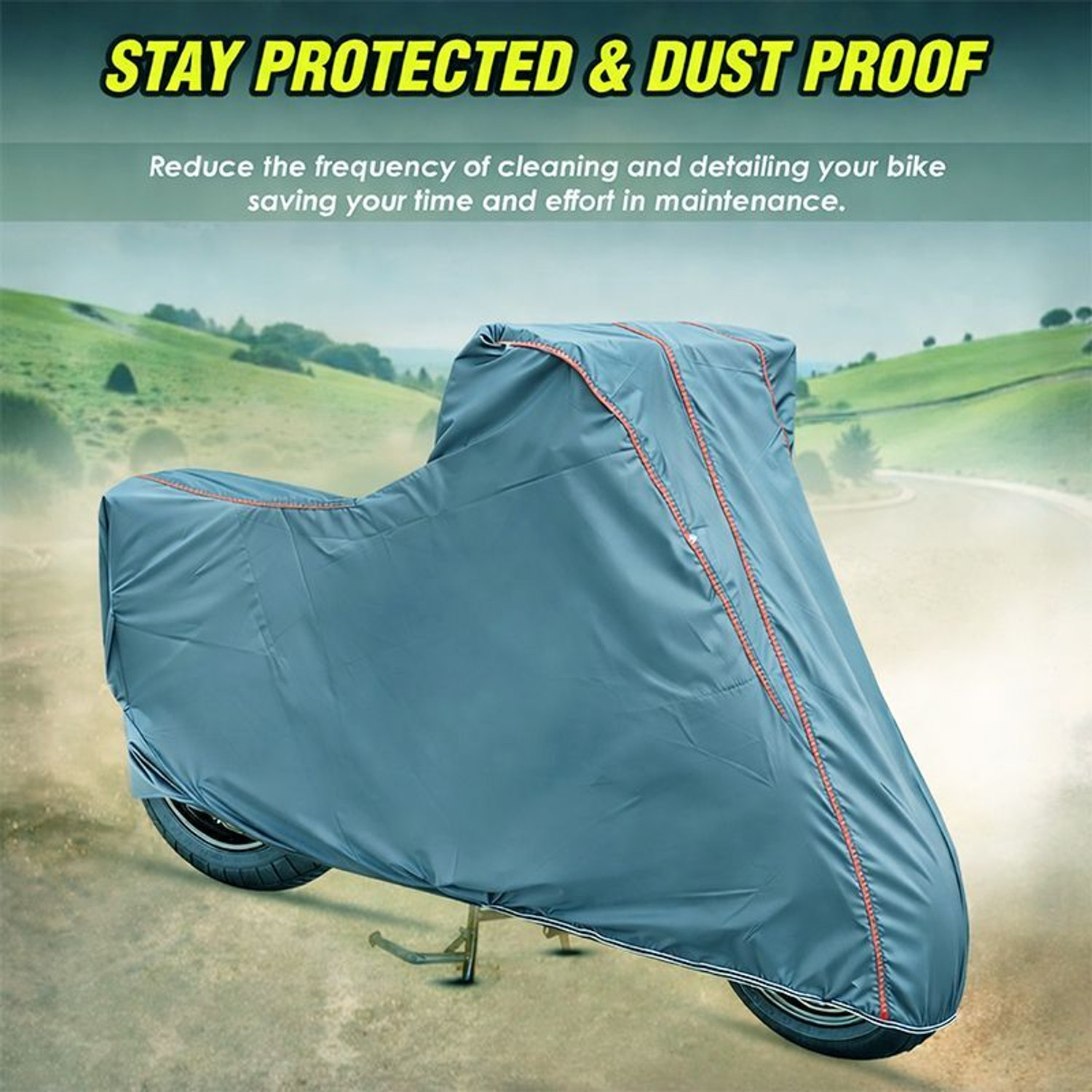 Image of Oto2eye Waterproof Two Wheeler Cover for Royal Enfield