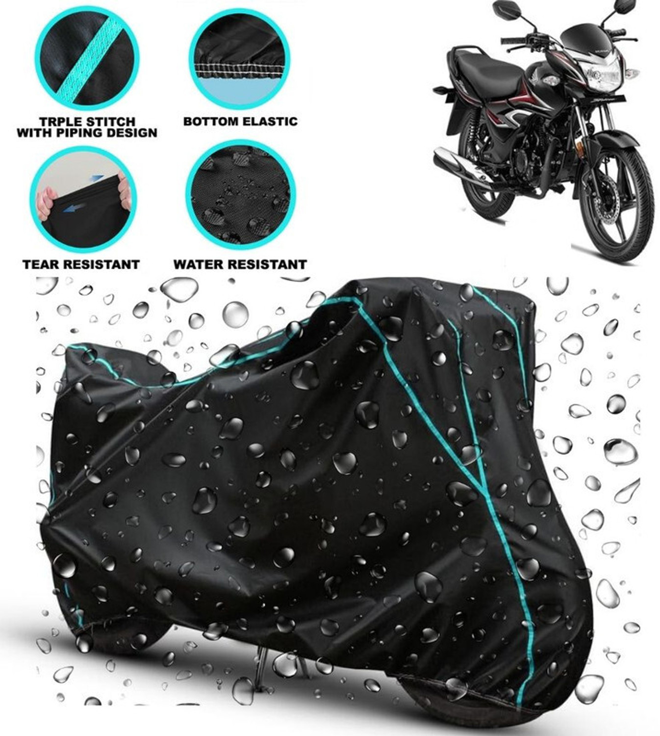 Image of kerwa Waterproof Two Wheeler Cover for Honda