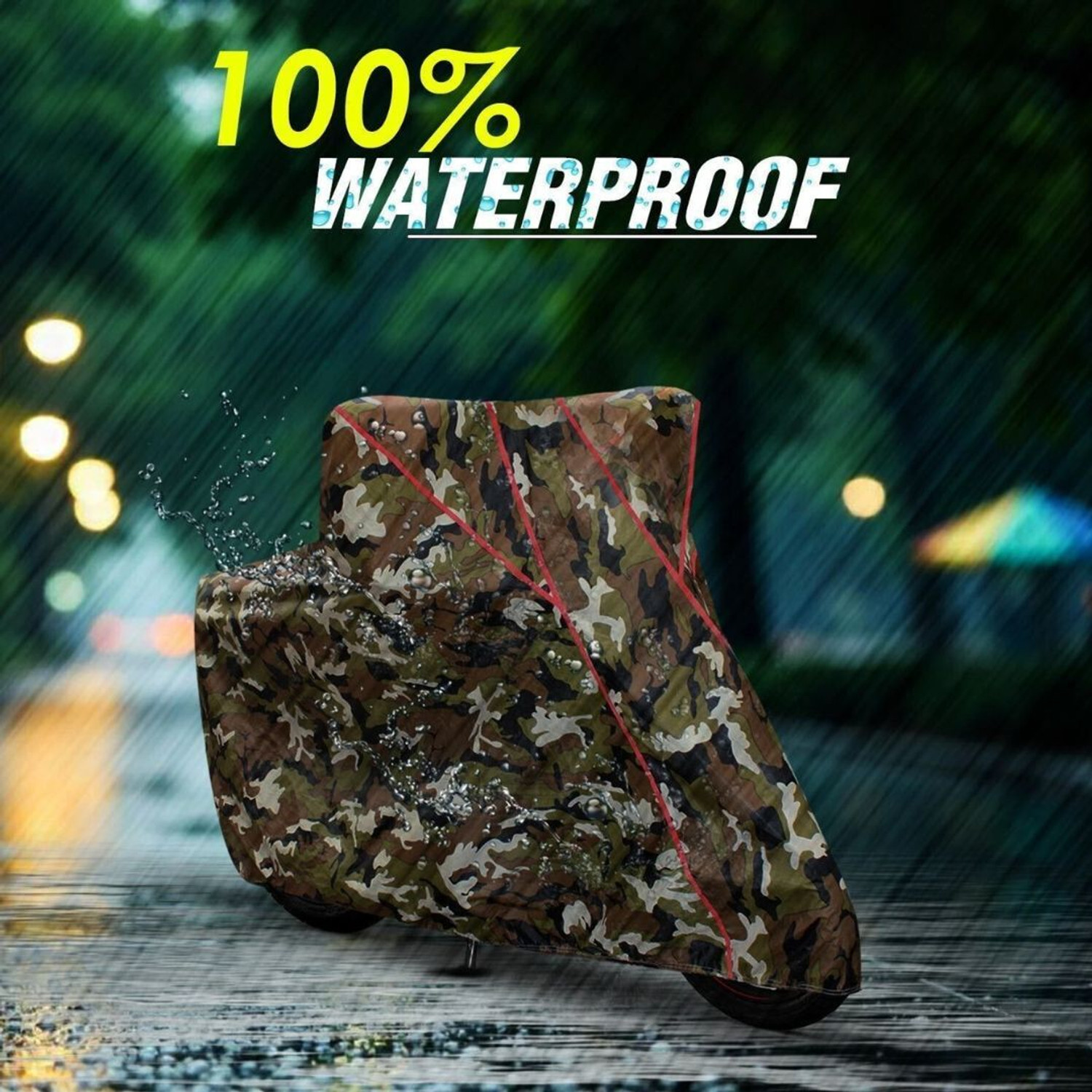 Image of Oto2eye Waterproof Two Wheeler Cover for Bajaj
