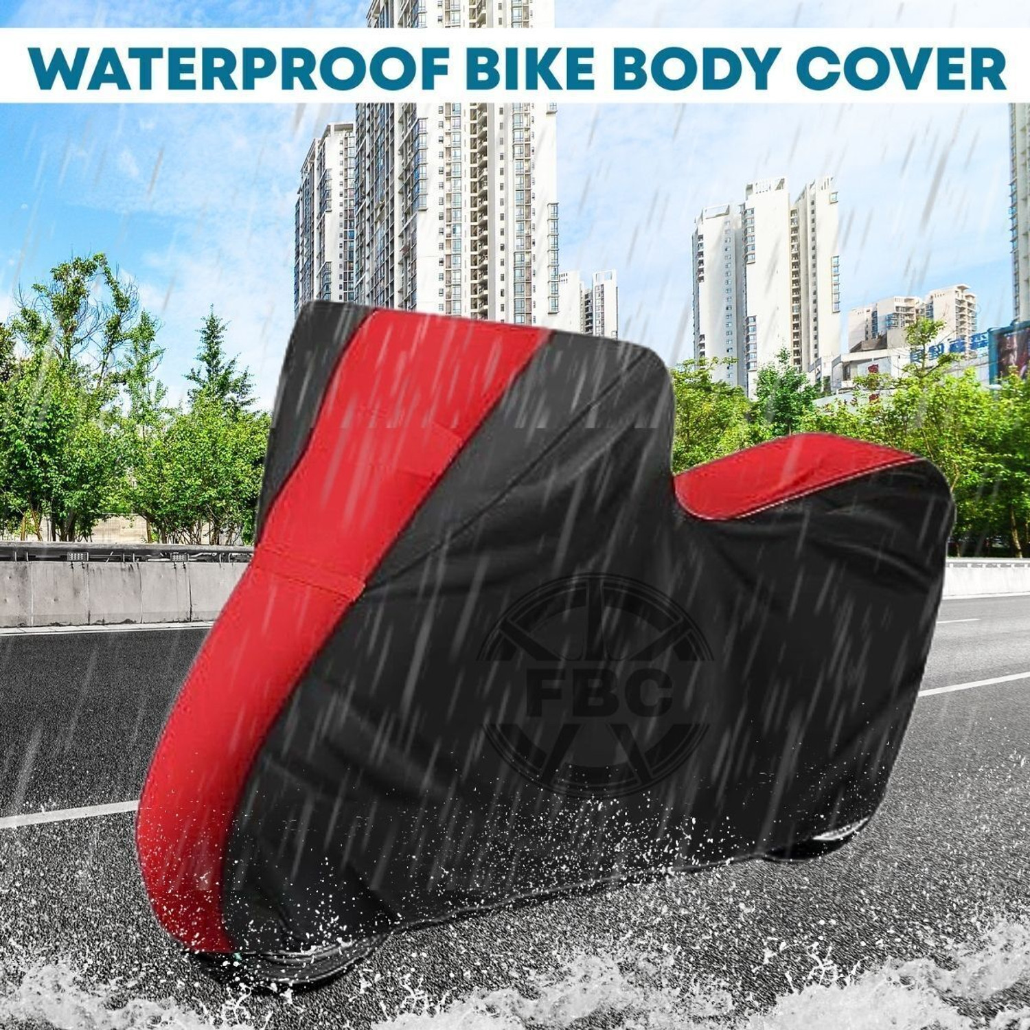 Image of AUTOCAD Waterproof Two Wheeler Cover for TVS