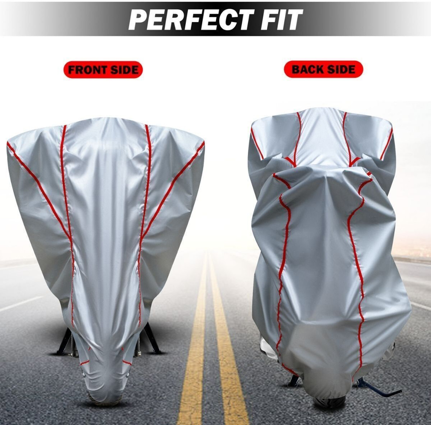 Image of AutoGalaxy Waterproof Two Wheeler Cover for KTM