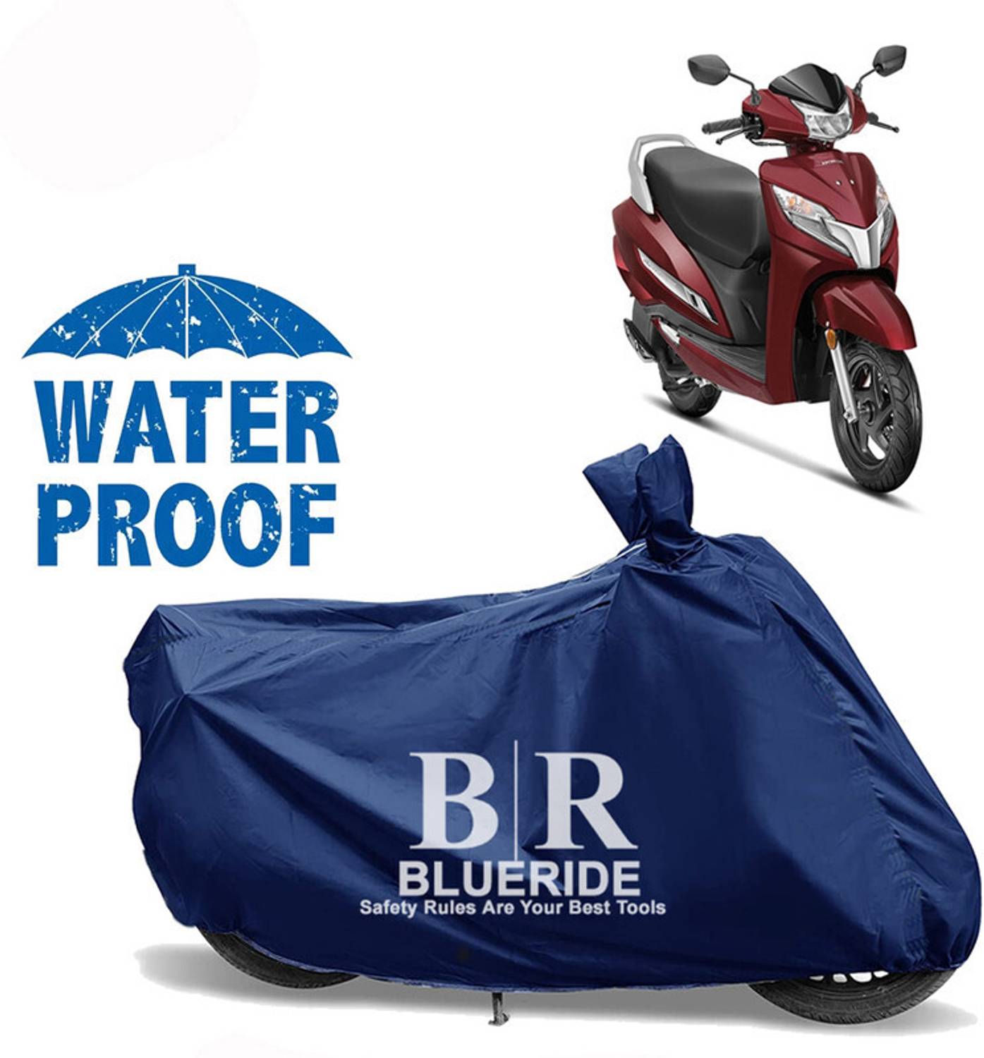 BLUERIDE Waterproof Two Wheeler Cover for Honda