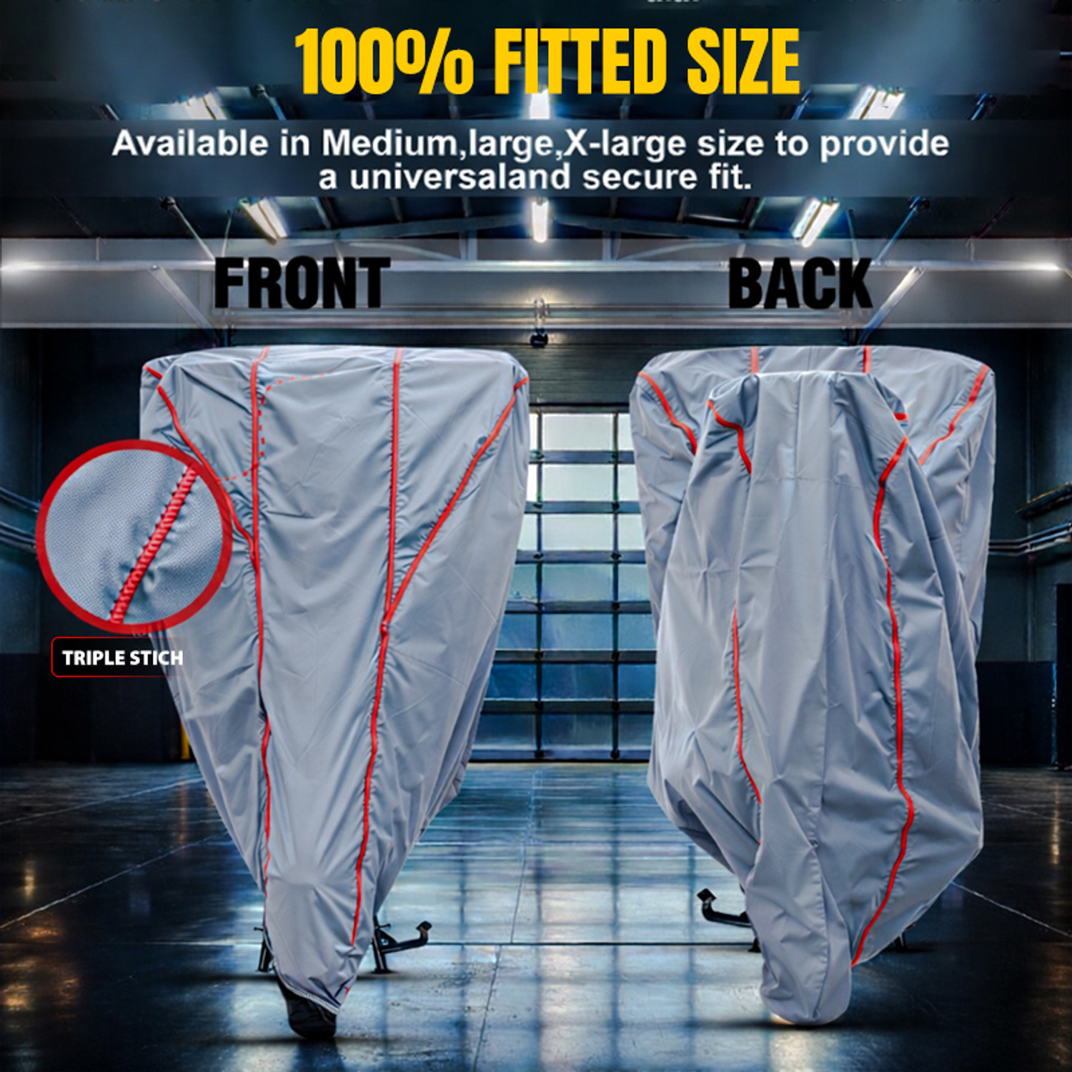 Image of Oto2eye Waterproof Two Wheeler Cover for Royal Enfield