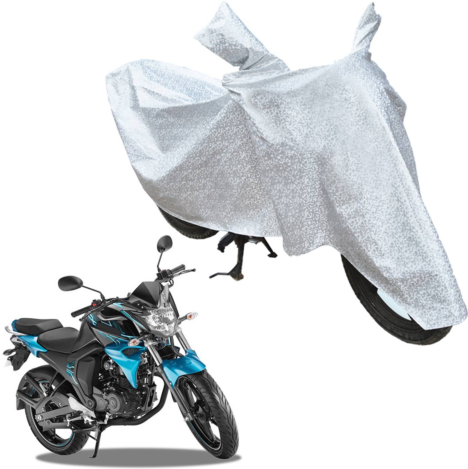 RiderShine Waterproof Two Wheeler Cover for Yamaha