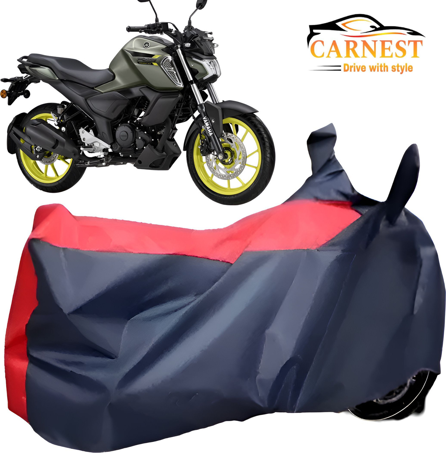 Image of CARNEST Waterproof Two Wheeler Cover for Yamaha