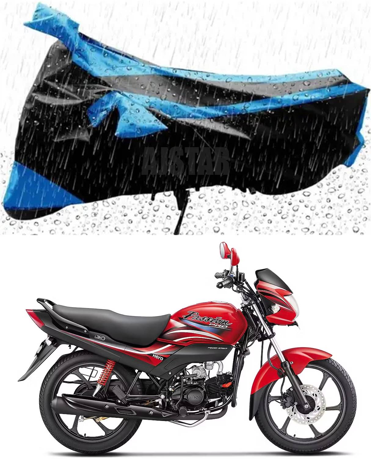 AJSTAR Two Wheeler Cover for Hero