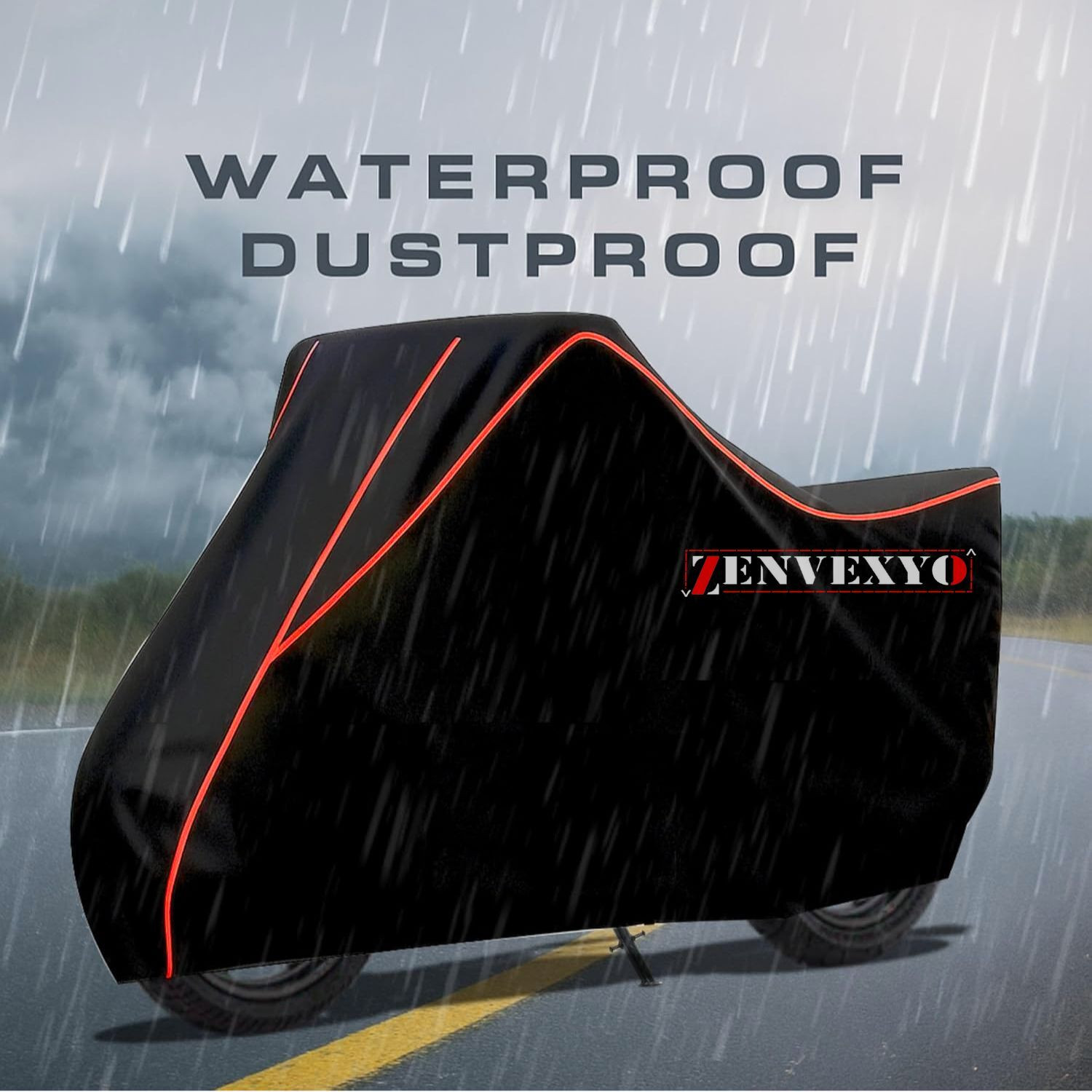 Image of ZENVEXYO Waterproof Two Wheeler Cover for Bajaj