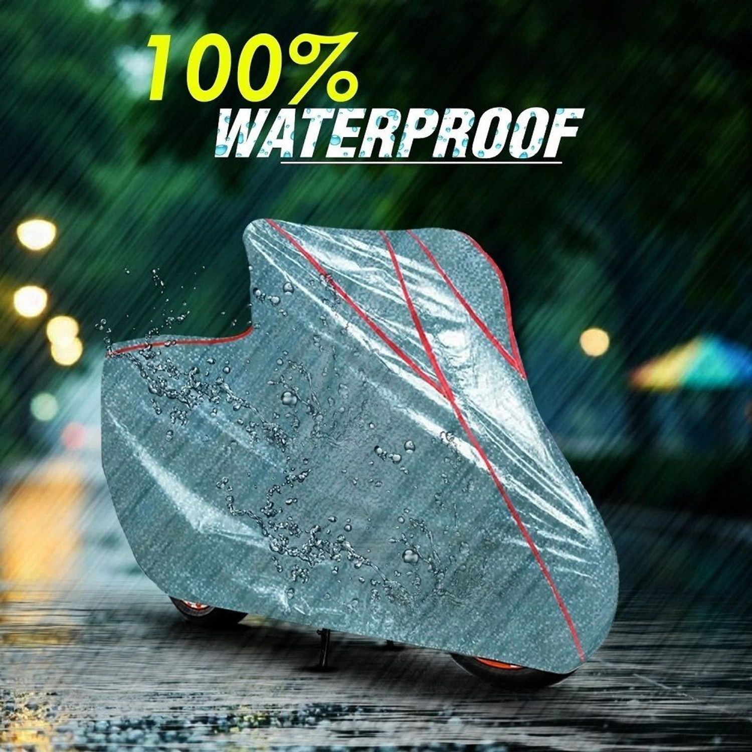 Image of Oto2eye Waterproof Two Wheeler Cover for Suzuki