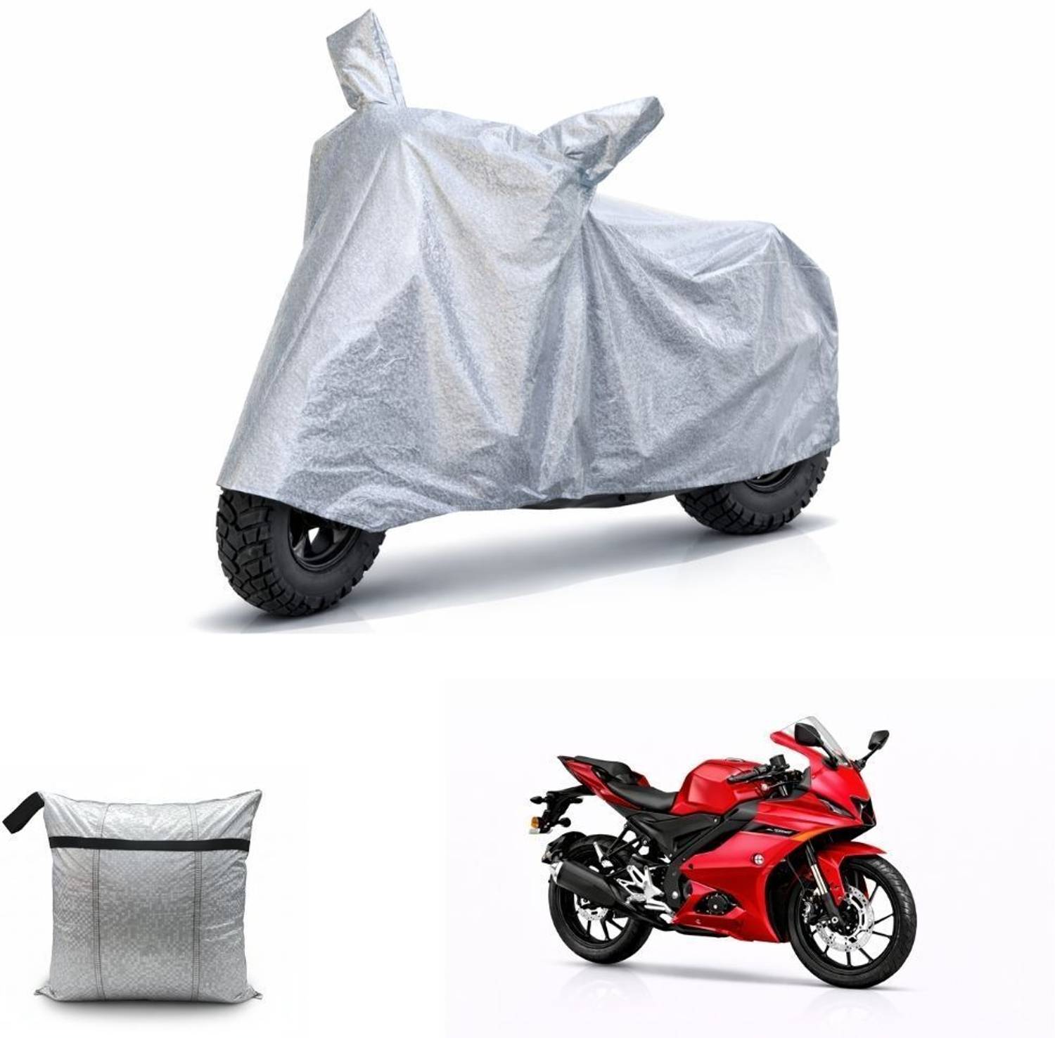ADDIROXX Waterproof Two Wheeler Cover for Bajaj