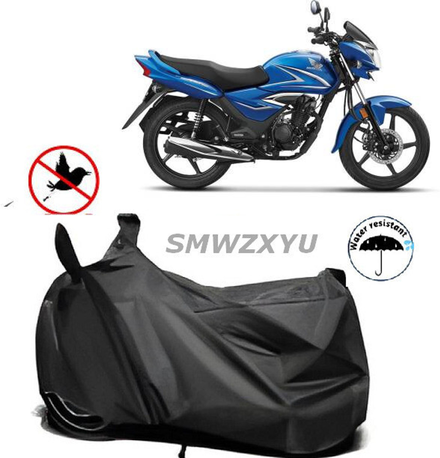 Image of MWBB Waterproof Two Wheeler Cover for Universal For Bike