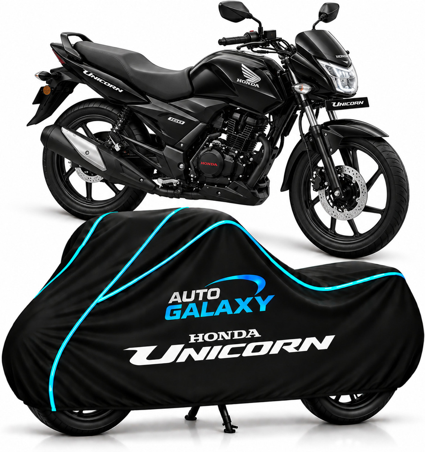 Image of AutoGalaxy Waterproof Two Wheeler Cover for Honda