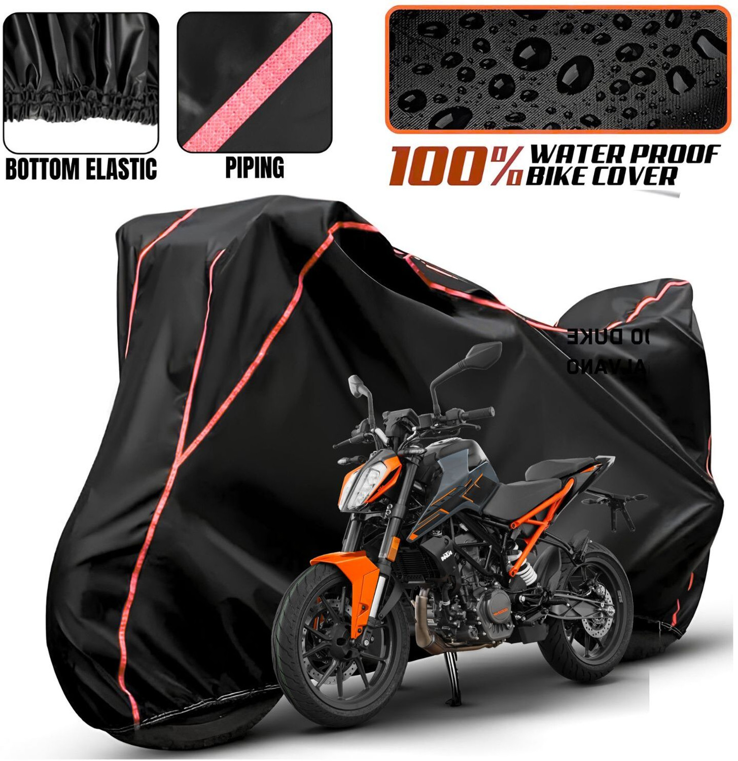 Image of KroniX Waterproof Two Wheeler Cover for KTM