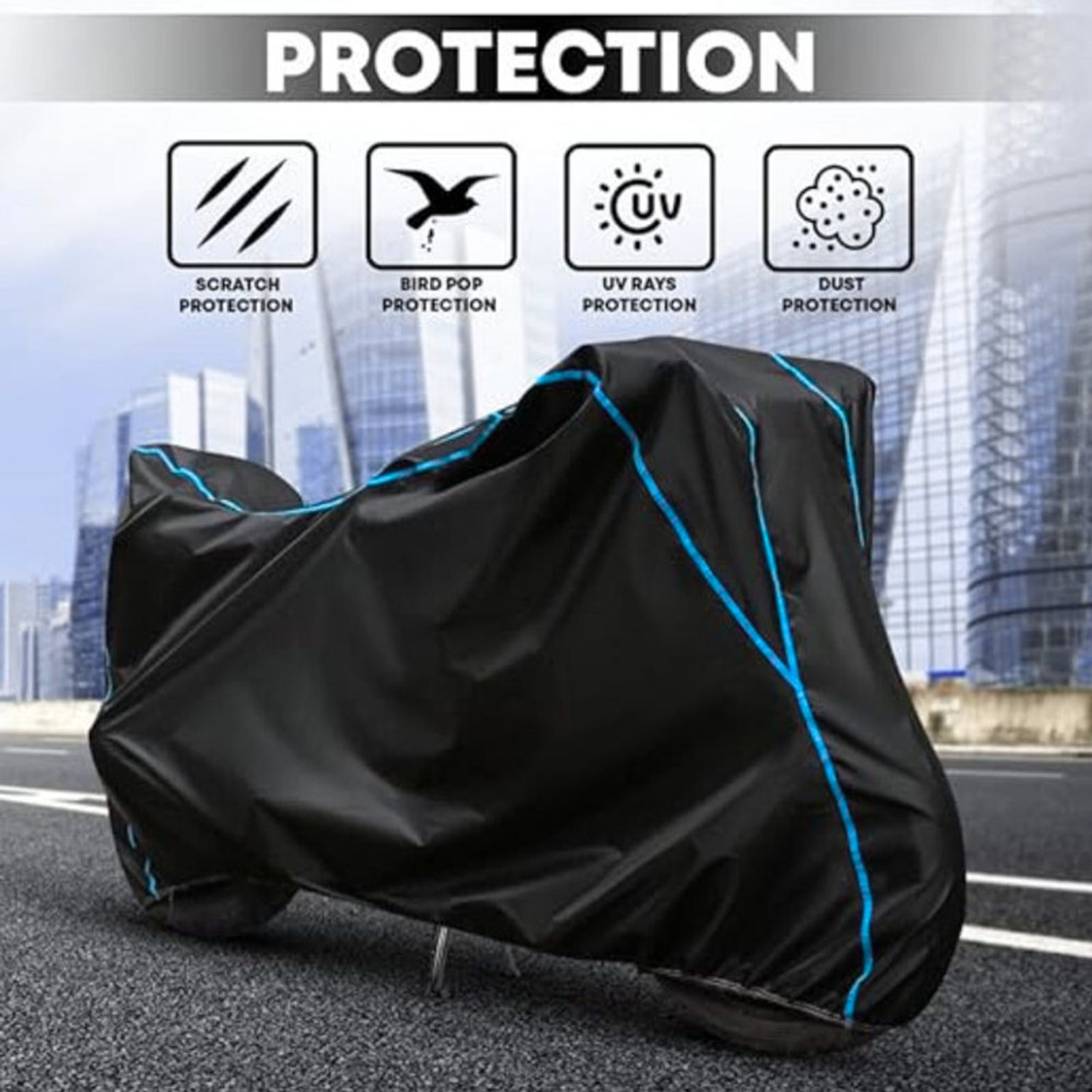 Image of kerwa Two Wheeler Cover for Yamaha