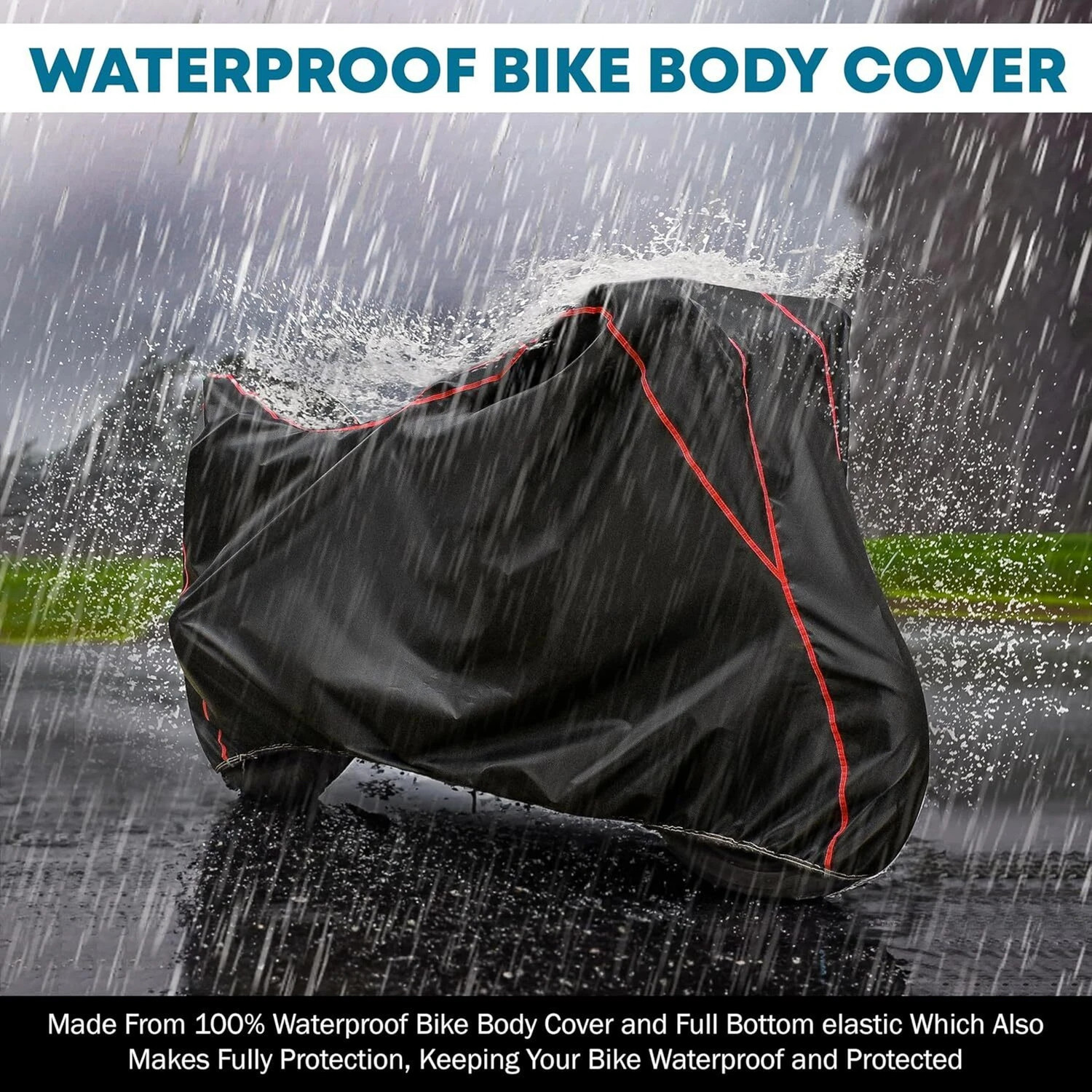 Image of Oroma Waterproof Two Wheeler Cover for Honda