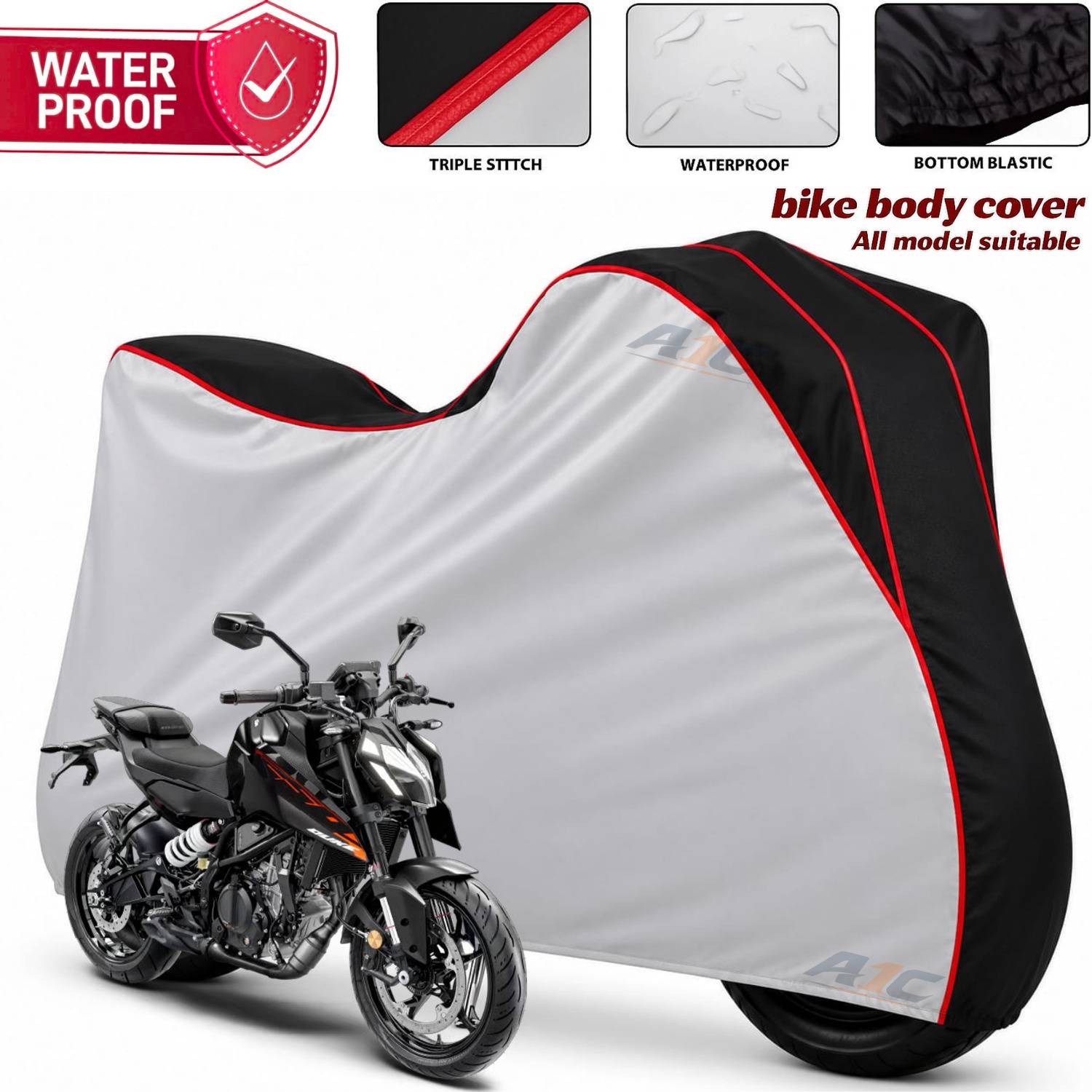 A1C Waterproof Two Wheeler Cover for KTM - Image 1