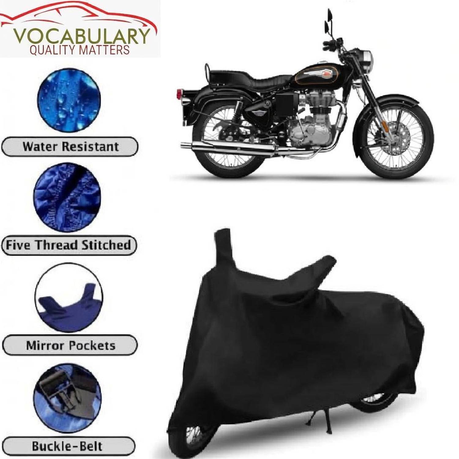 Astips Waterproof Two Wheeler Cover for Royal Enfield