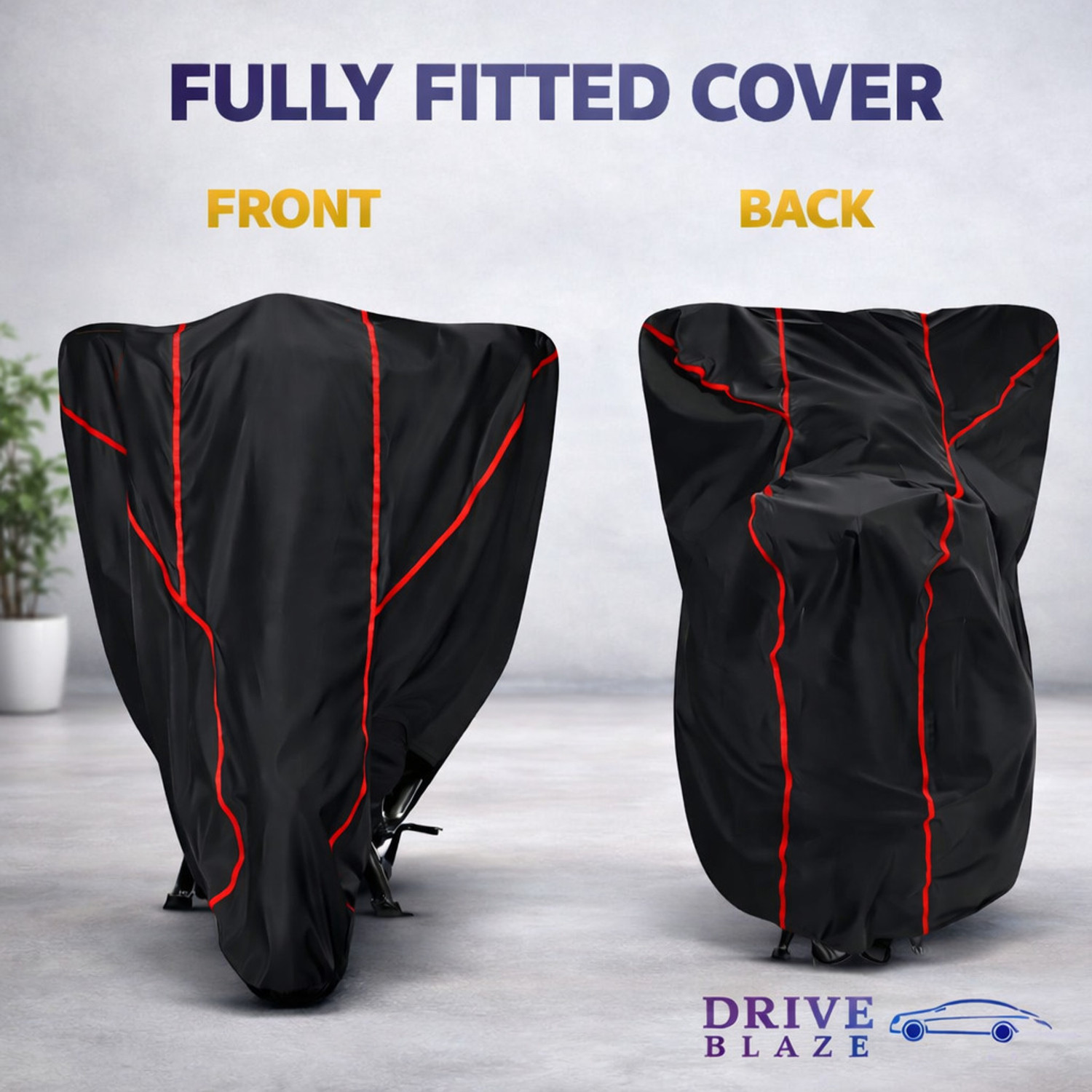 Image of DRIVE BLAZE Waterproof Two Wheeler Cover for Honda