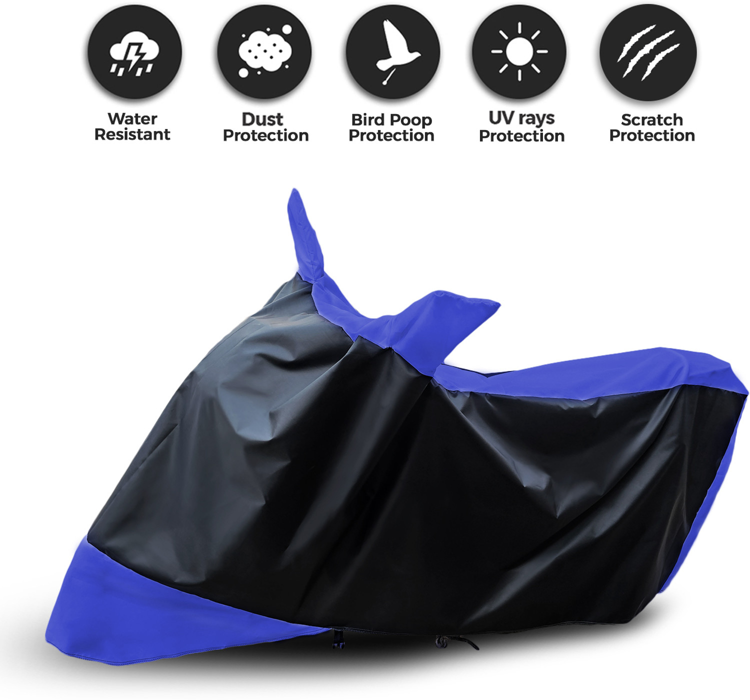 Image of HEMSKAR Waterproof Two Wheeler Cover for Bajaj