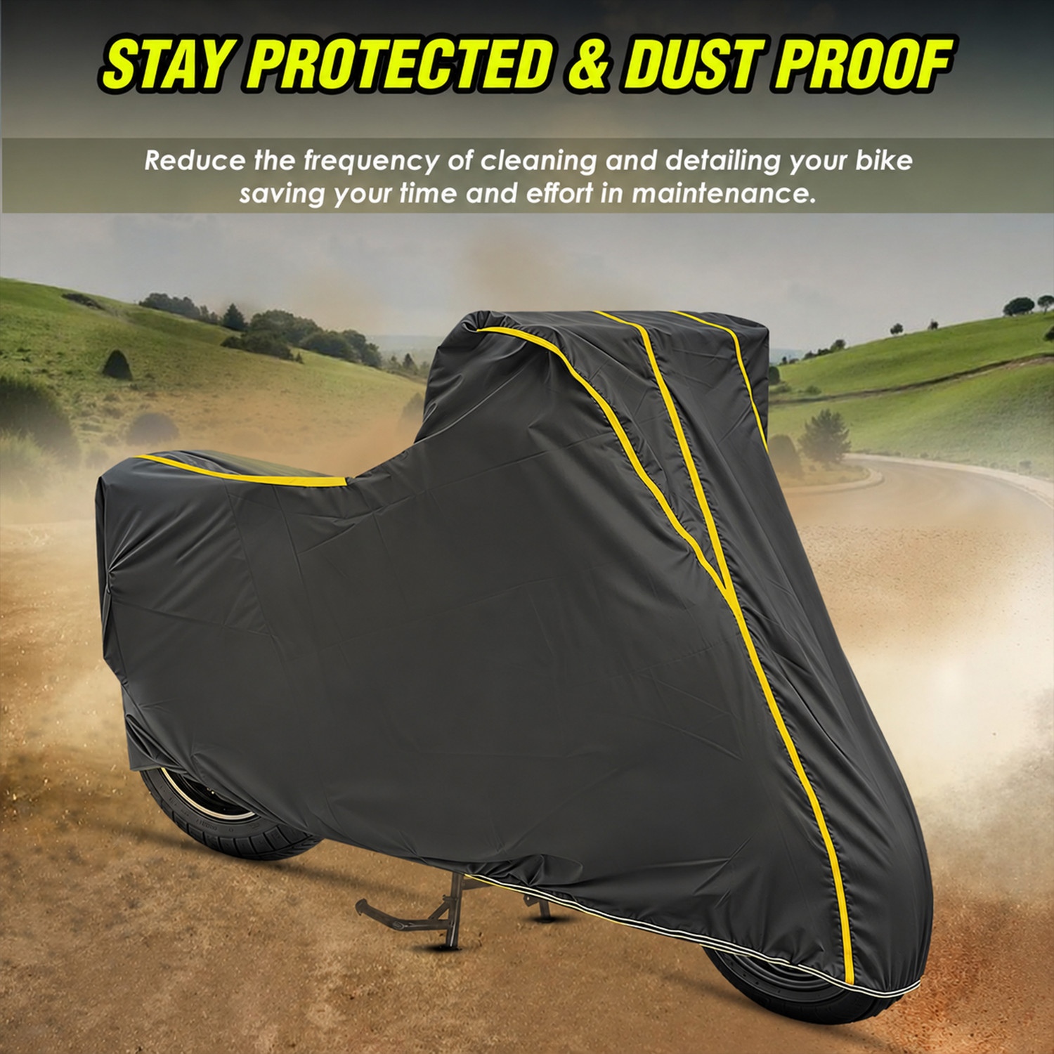 Image of Oto2eye Waterproof Two Wheeler Cover for Royal Enfield